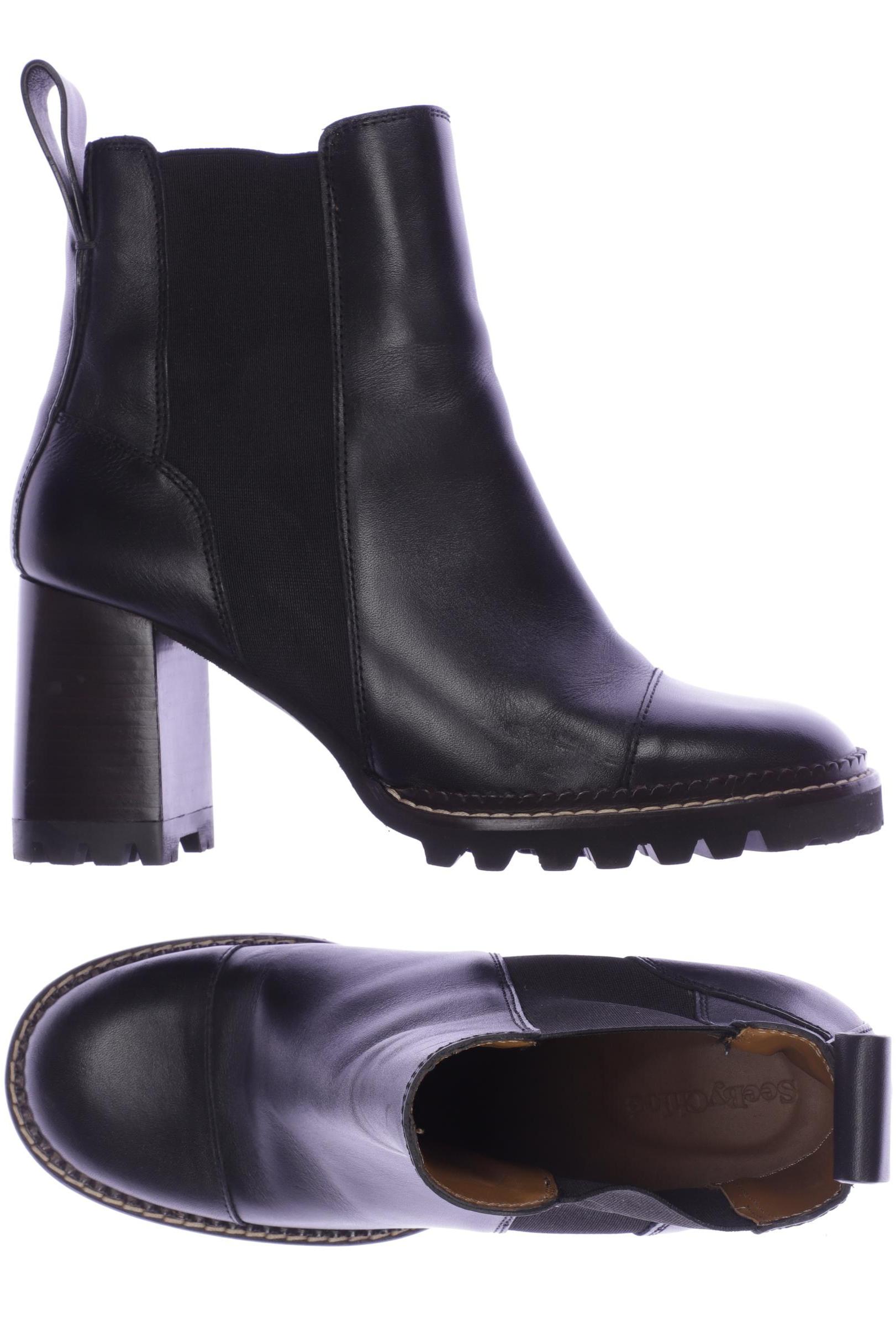 

See by Chloe Damen Stiefelette, schwarz, Gr. 40