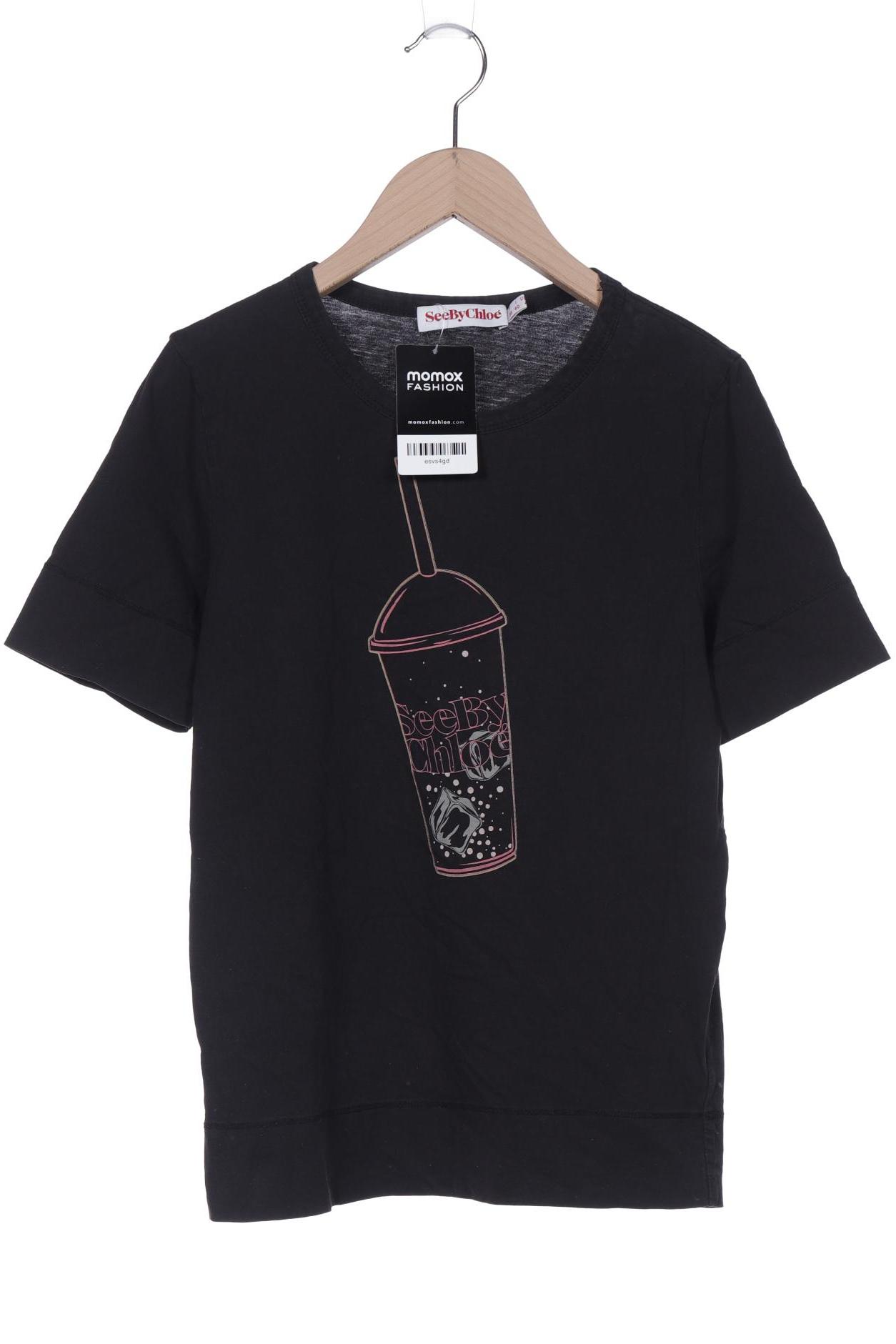 

See by Chloe Damen T-Shirt, schwarz, Gr. 36