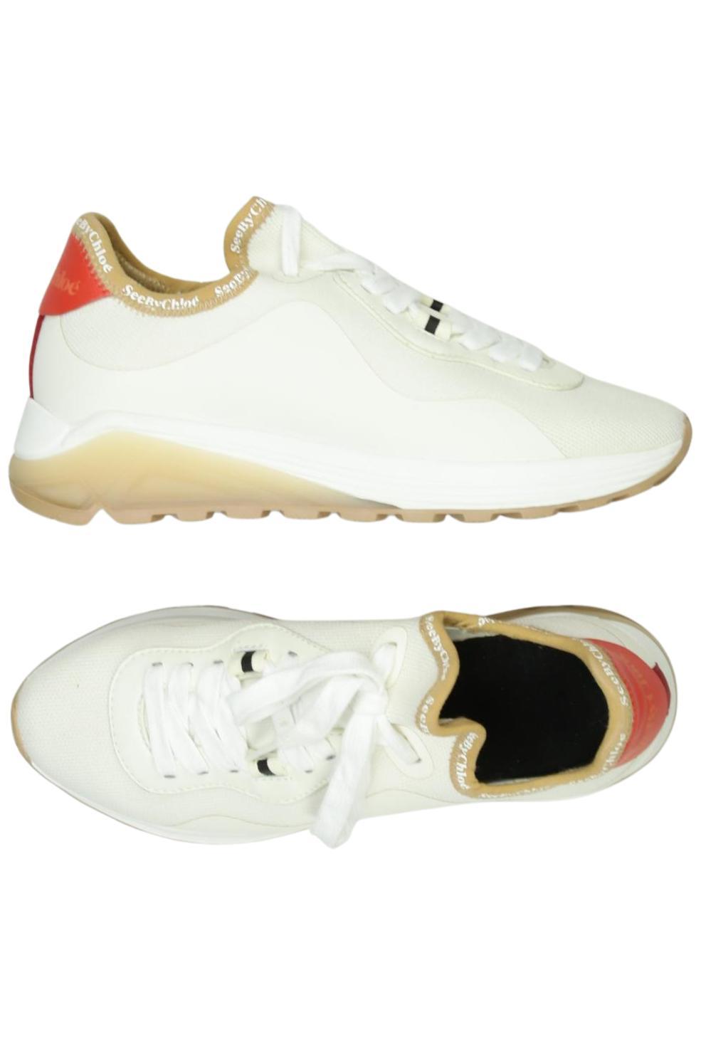 Thumbnail - See by Chloe Damen Sneakers, cremeweiß, Gr. 37