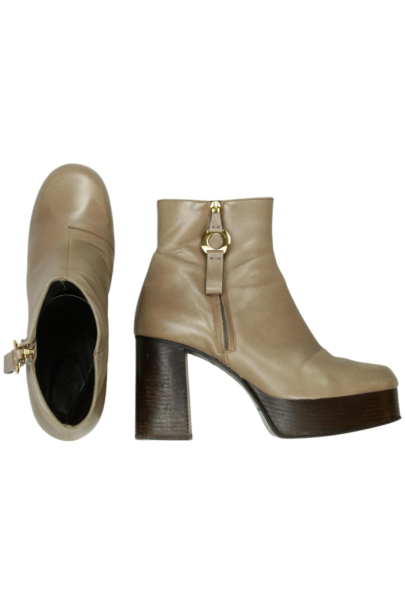 

See by Chloe Damen Stiefelette, beige, Gr. 41