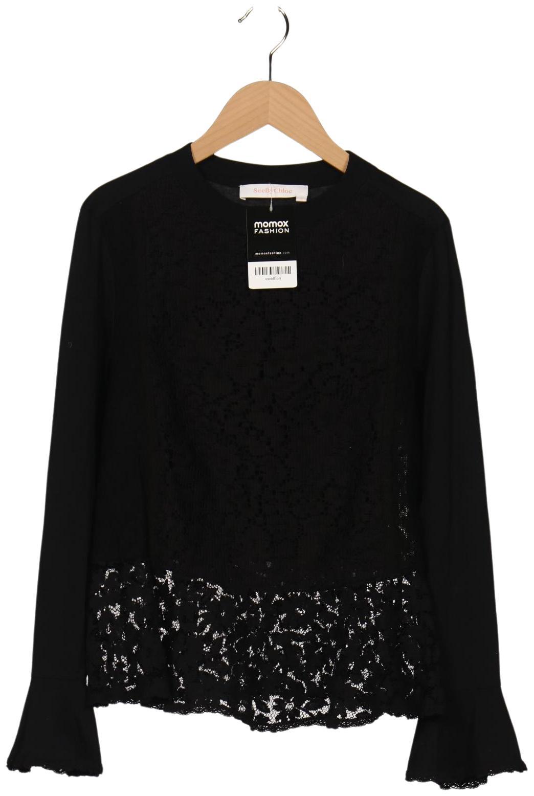 

See by Chloe Damen Langarmshirt, schwarz, Gr. 36