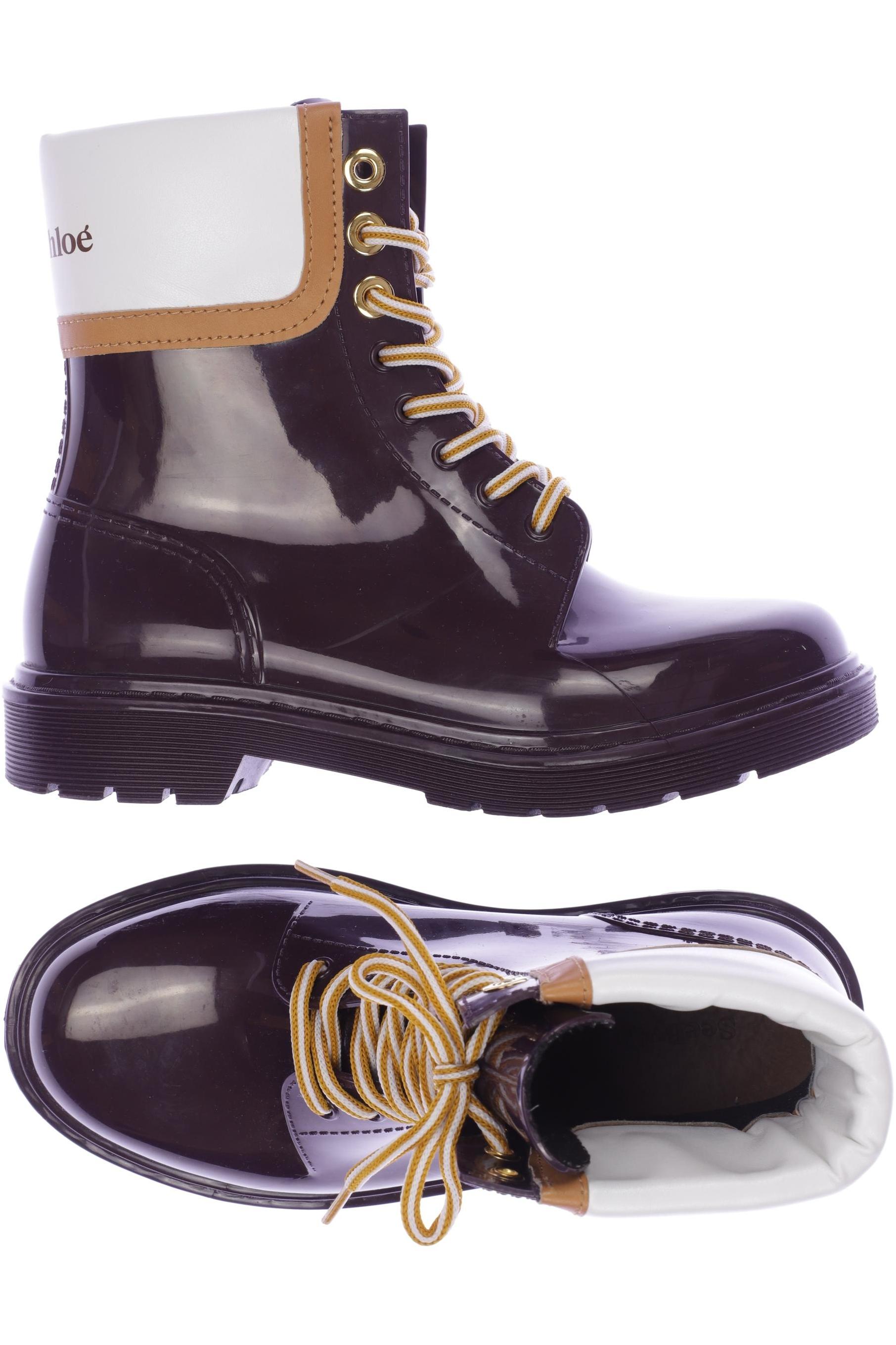 

See by Chloe Damen Stiefelette, flieder, Gr. 36