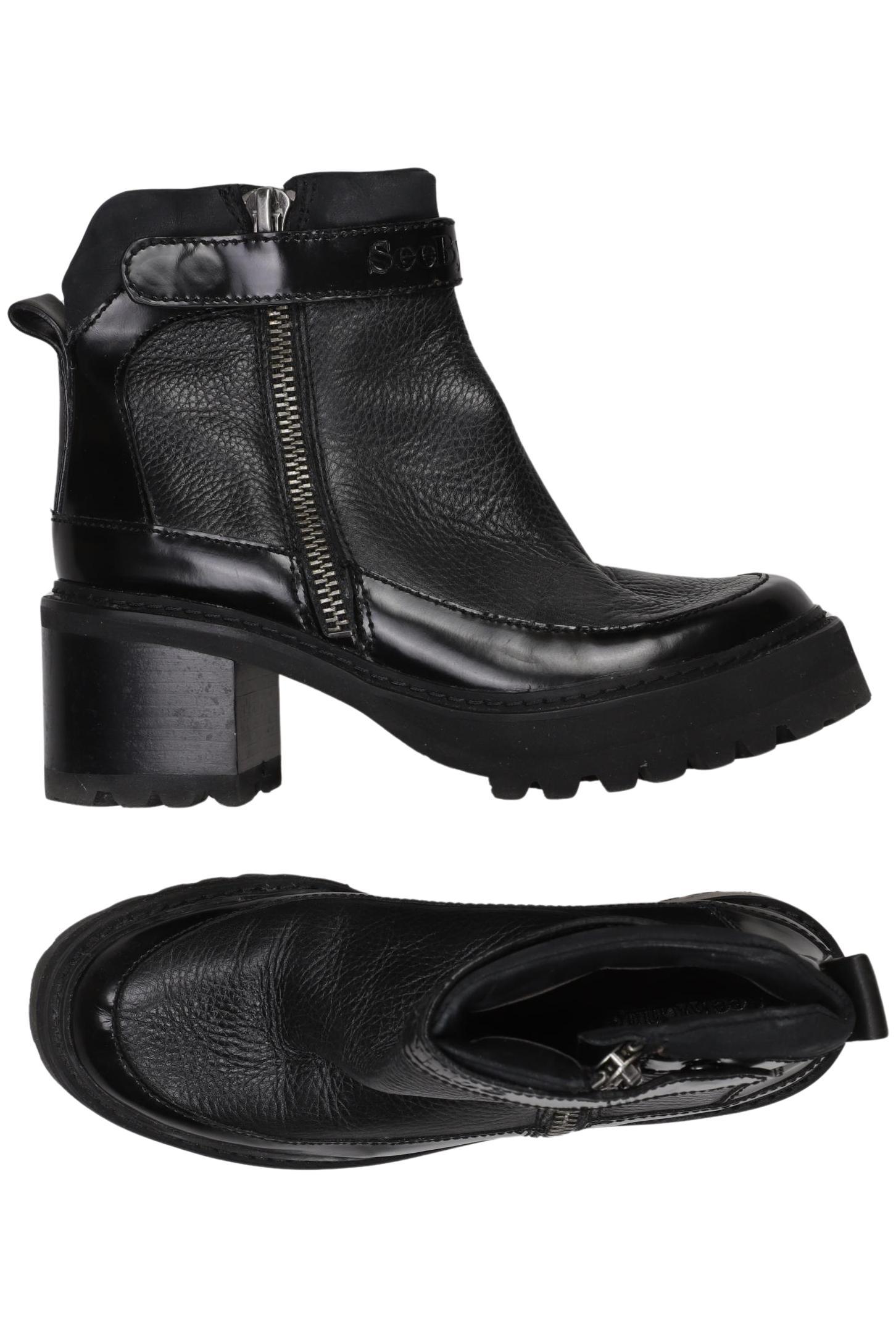 

See by Chloe Damen Stiefelette, schwarz, Gr. 38