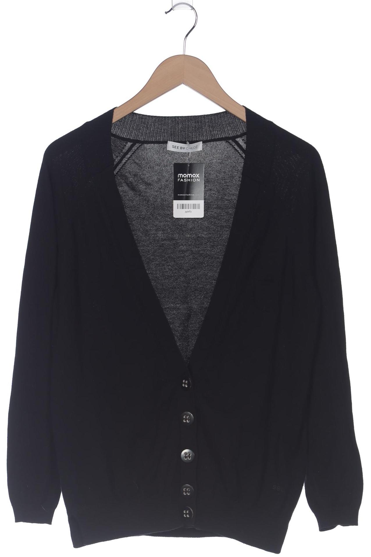 

See by Chloe Damen Strickjacke, schwarz, Gr. 38
