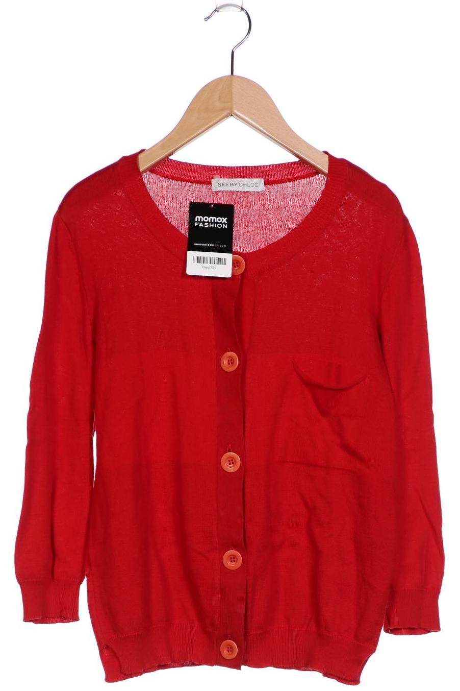 

See by Chloe Damen Strickjacke, rot, Gr. 40