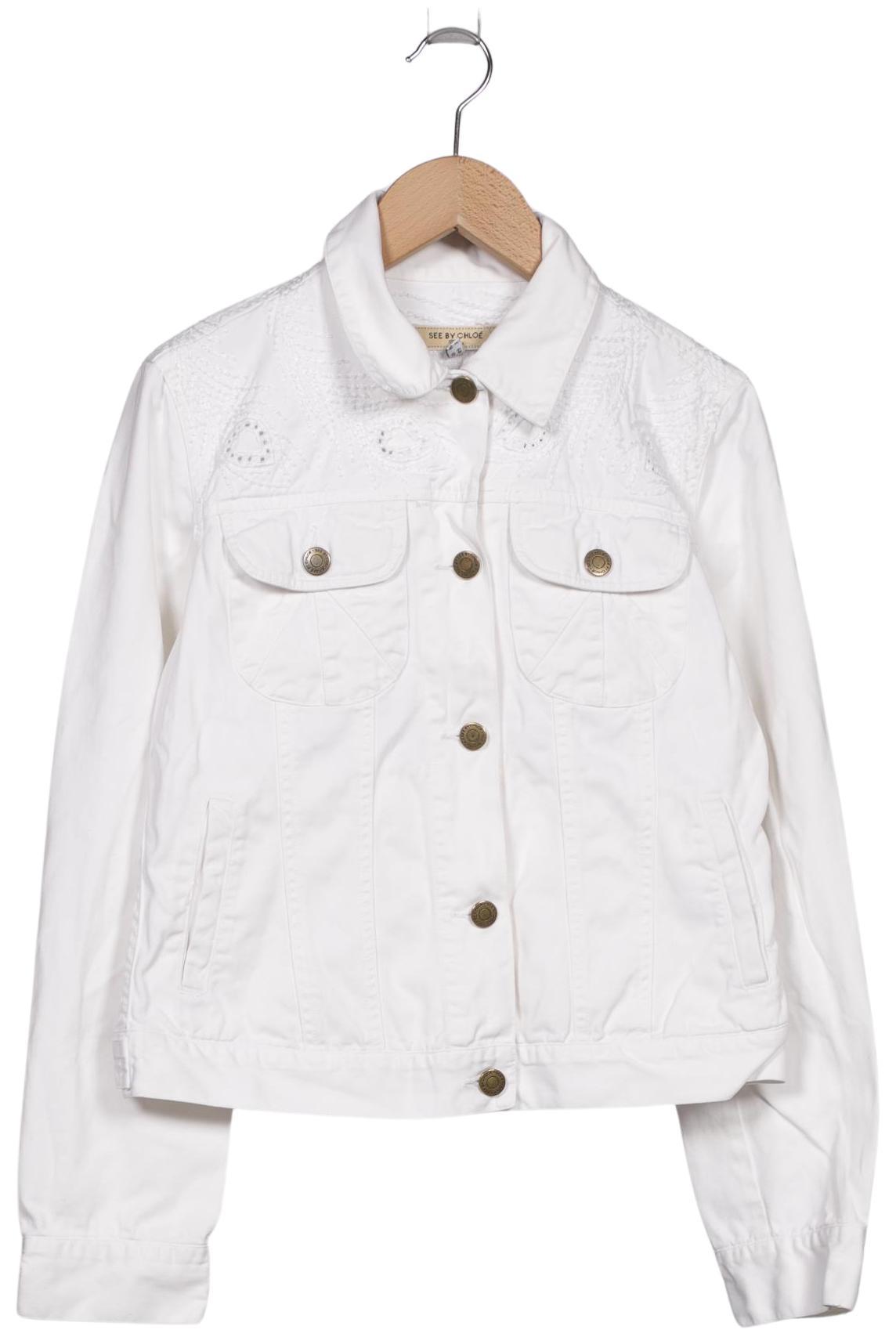 

See by Chloe Damen Jacke, weiß, Gr. 36