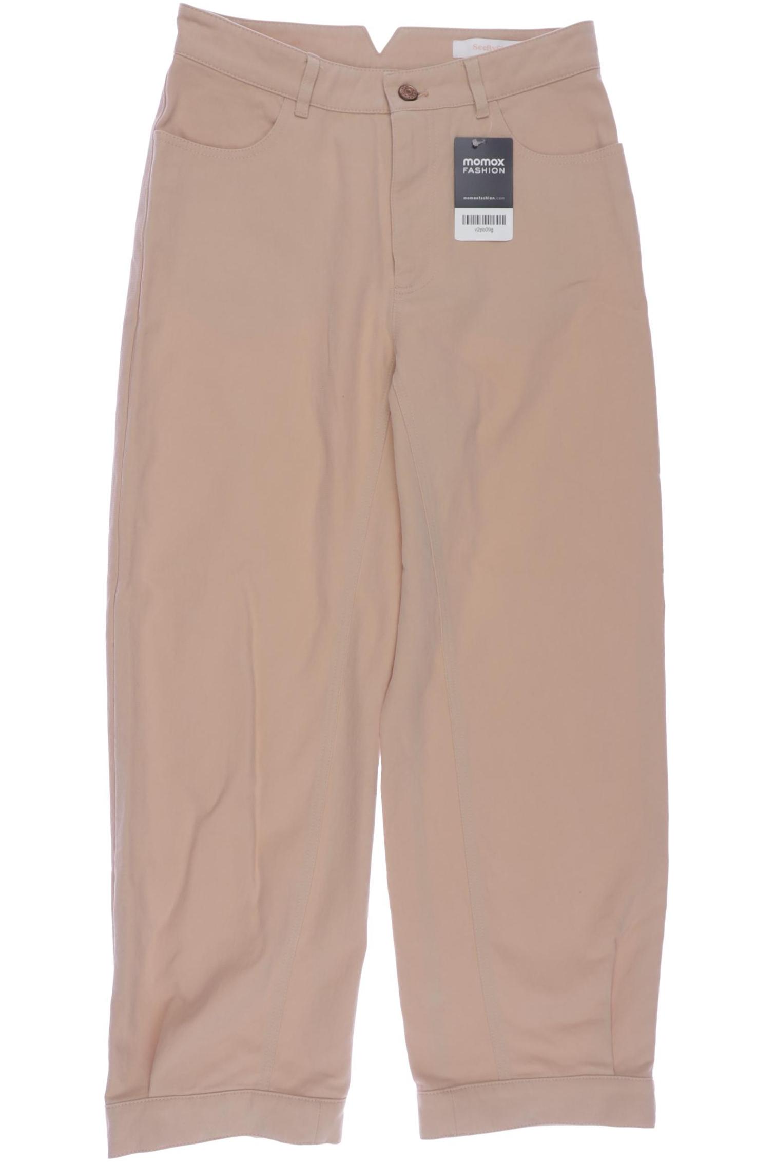 

See by Chloe Damen Stoffhose, beige, Gr. 36