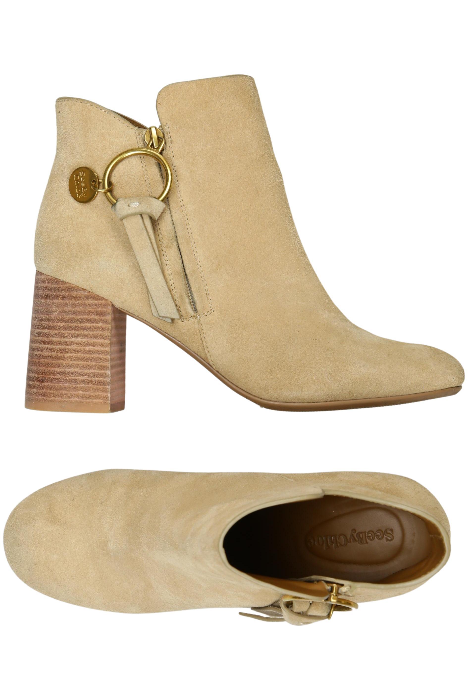 

See by Chloe Damen Stiefelette, beige, Gr. 38.5