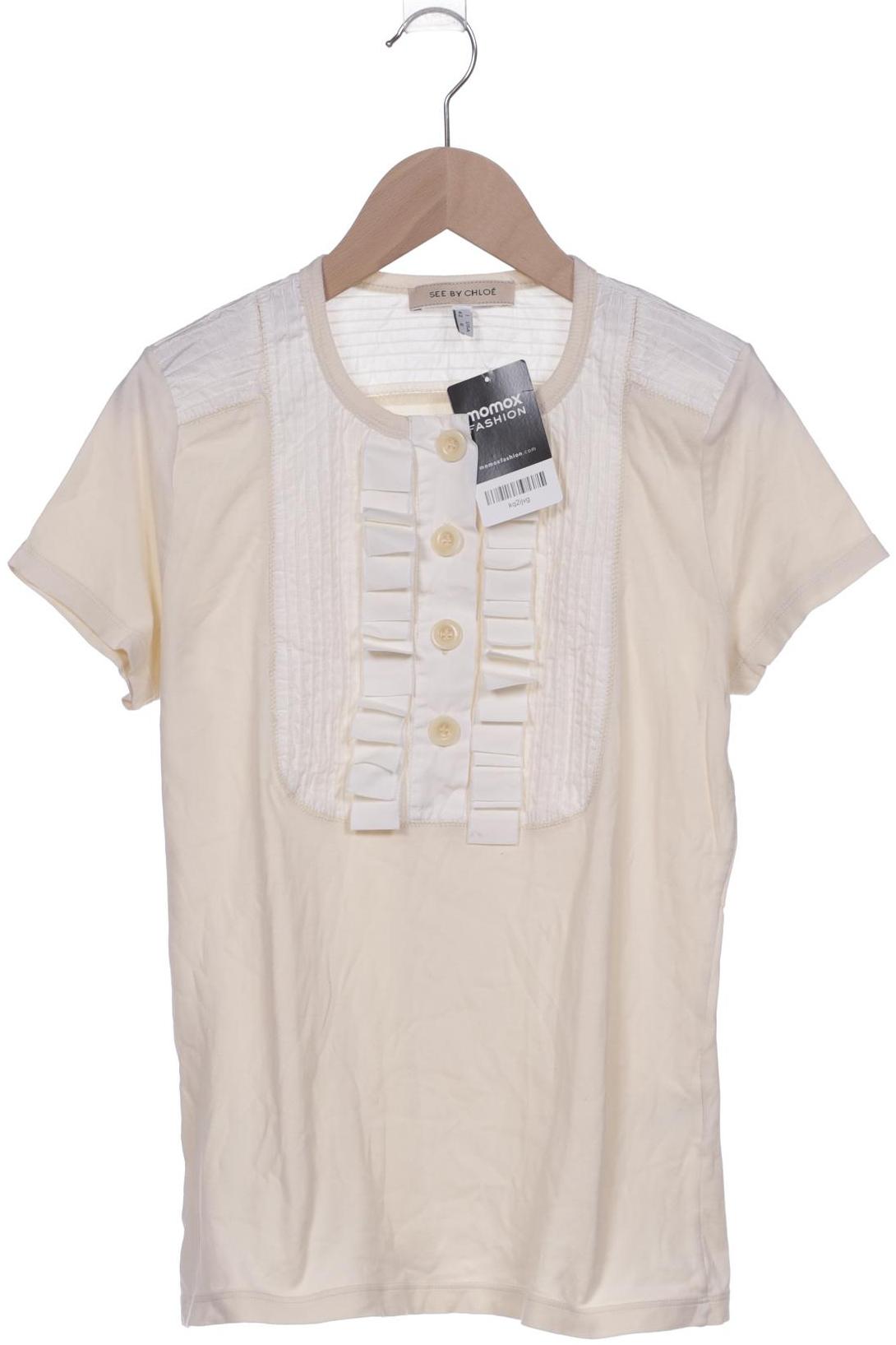 

See by Chloe Damen T-Shirt, cremeweiß, Gr. 38