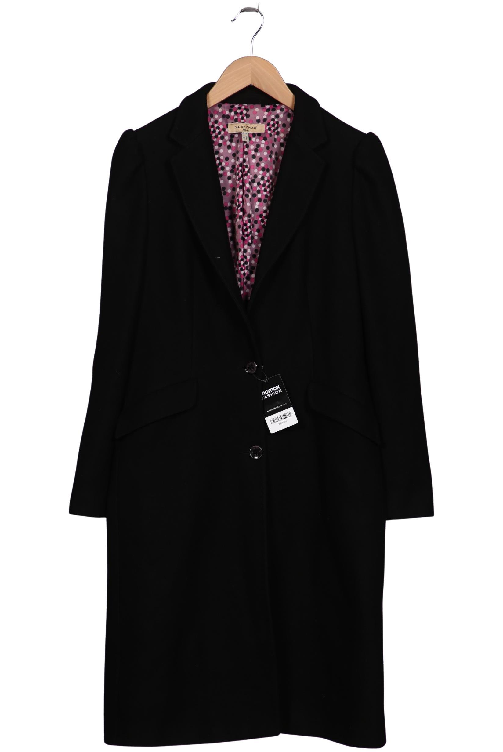 

See by Chloe Damen Mantel, schwarz, Gr. 40