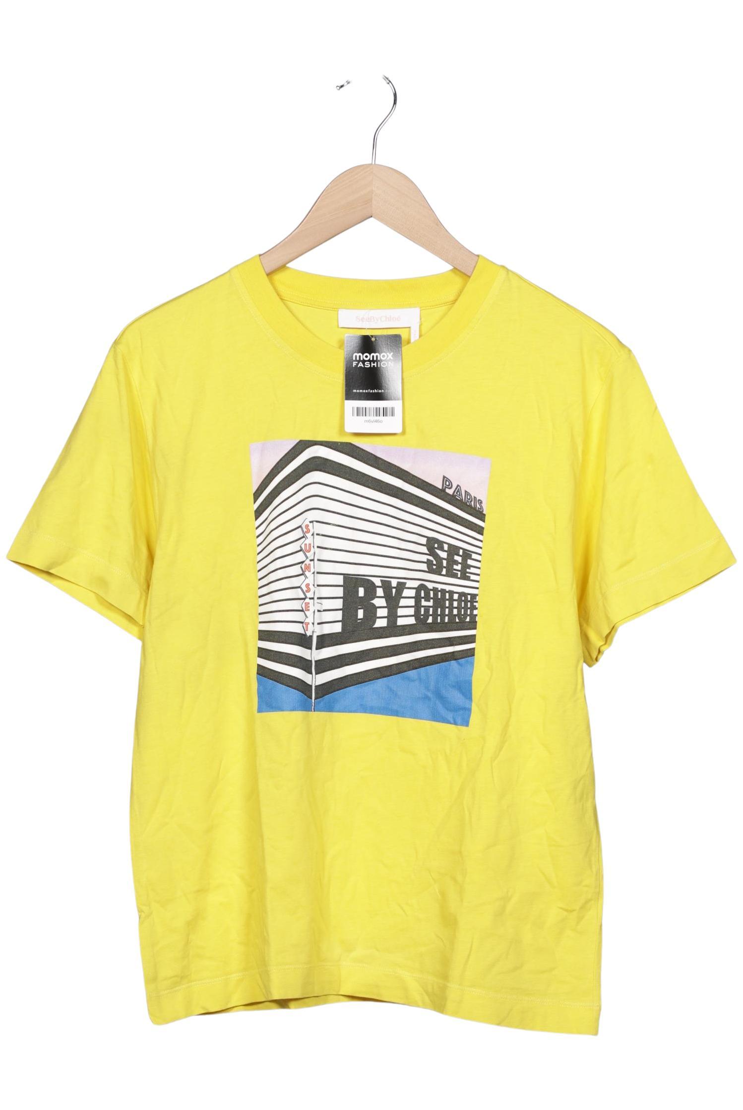 

See by Chloe Damen T-Shirt, gelb, Gr. 42