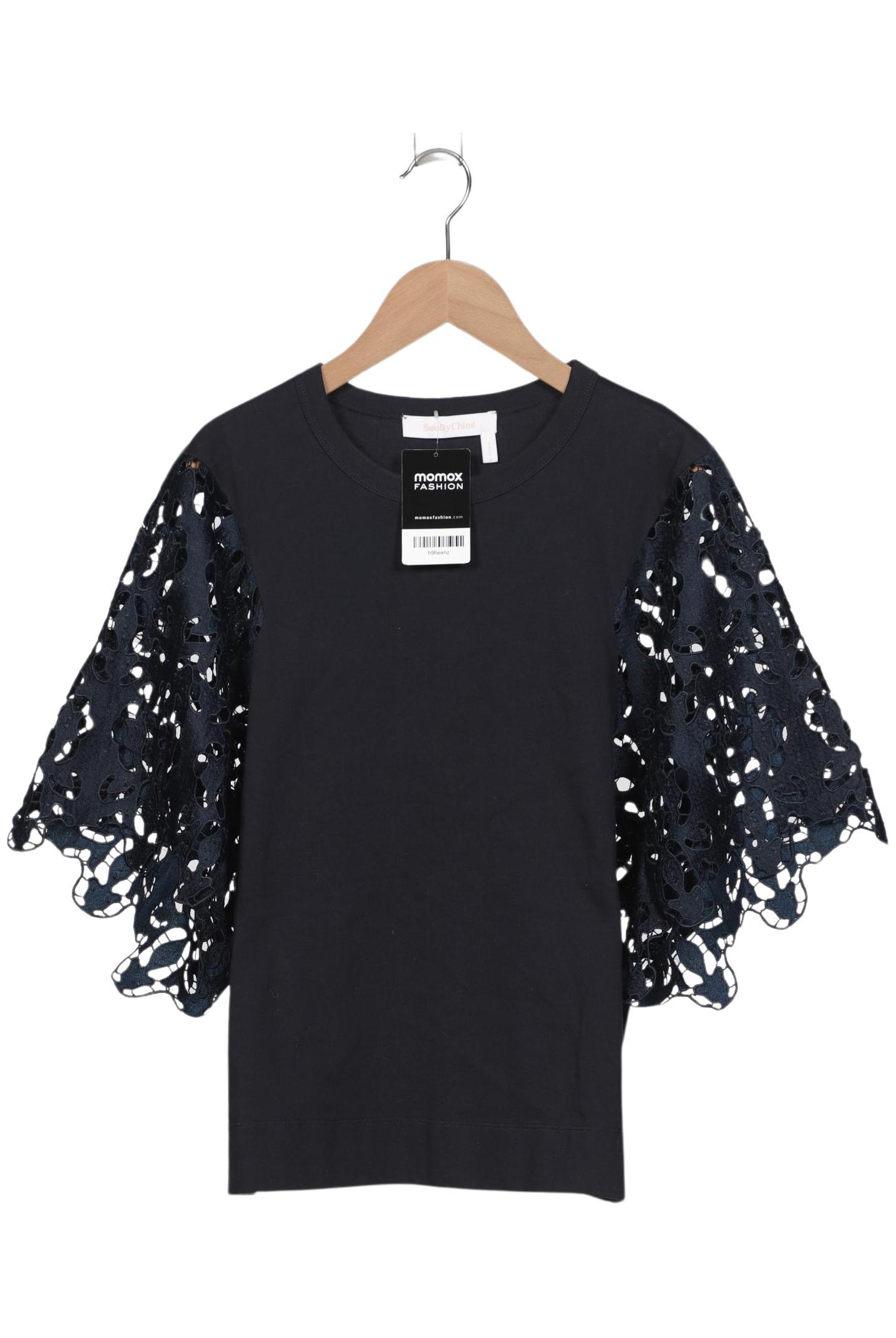 

See by Chloe Damen T-Shirt, marineblau, Gr. 42