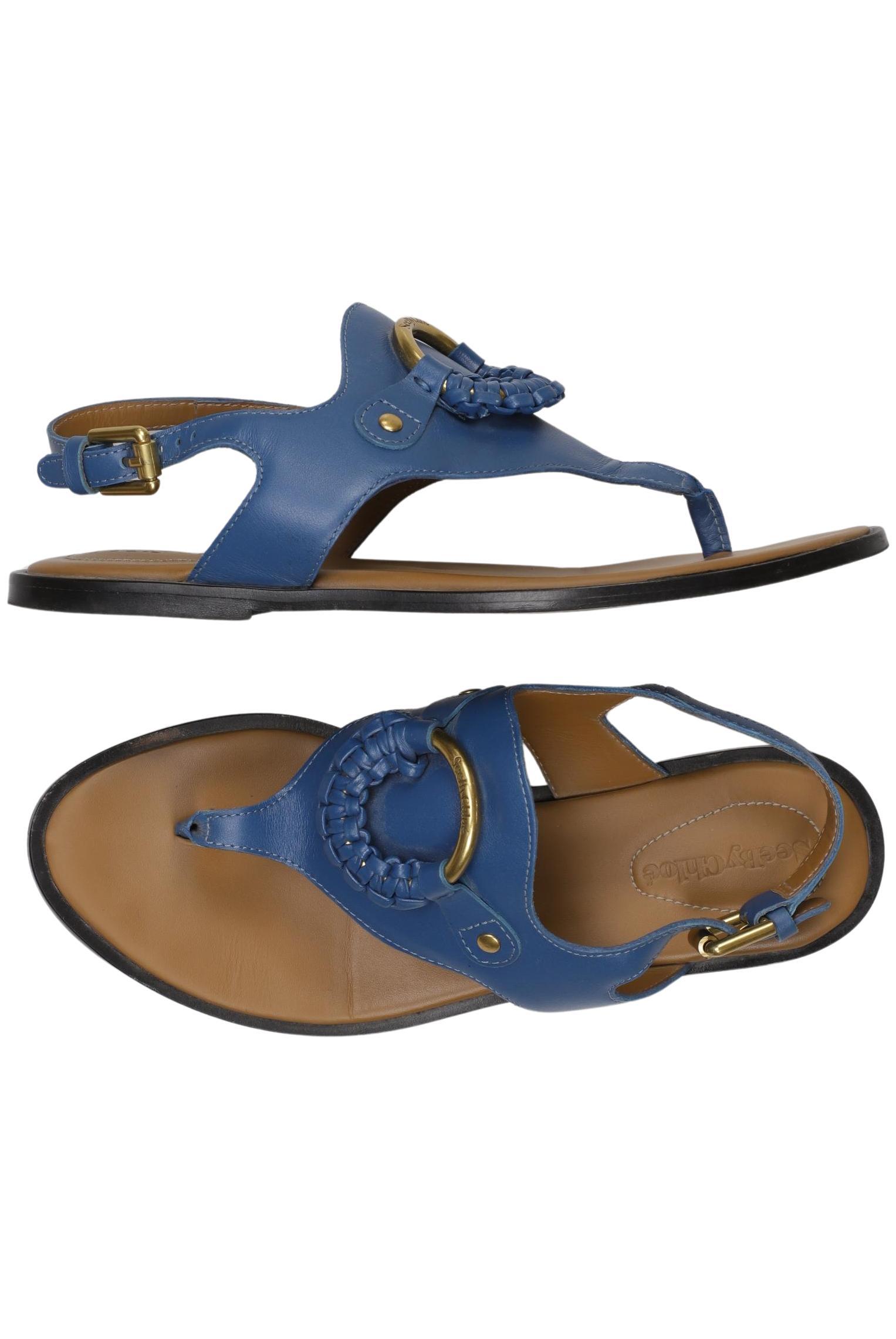 

See by Chloe Damen Sandale, blau, Gr. 38