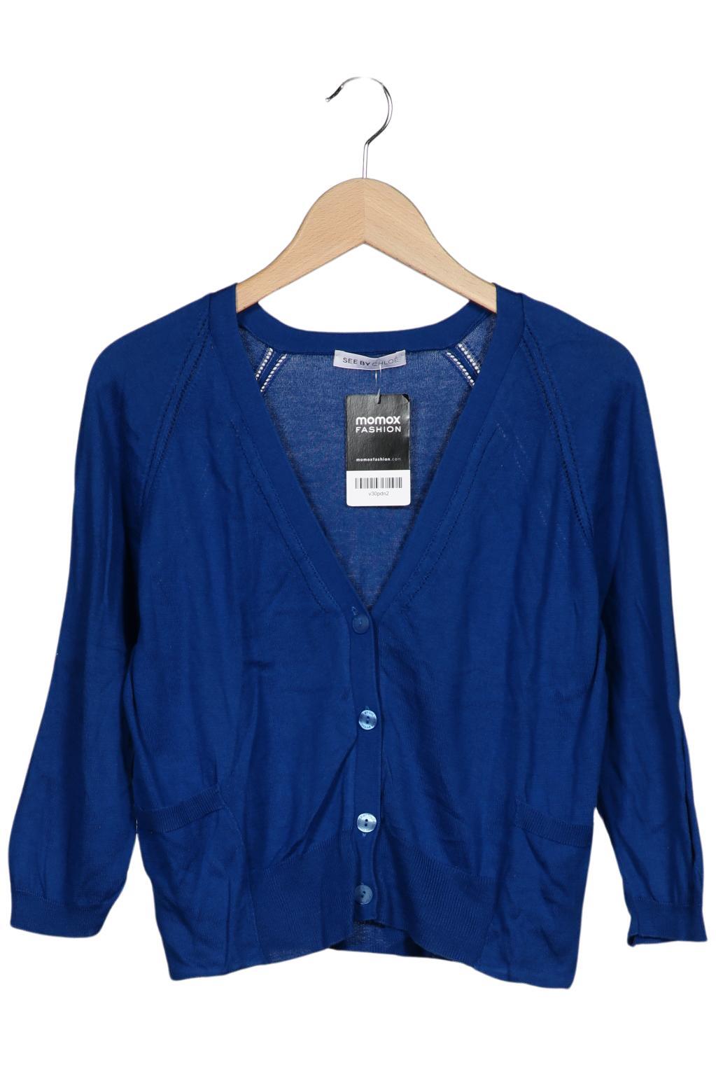 

See by Chloe Damen Strickjacke, blau, Gr. 44