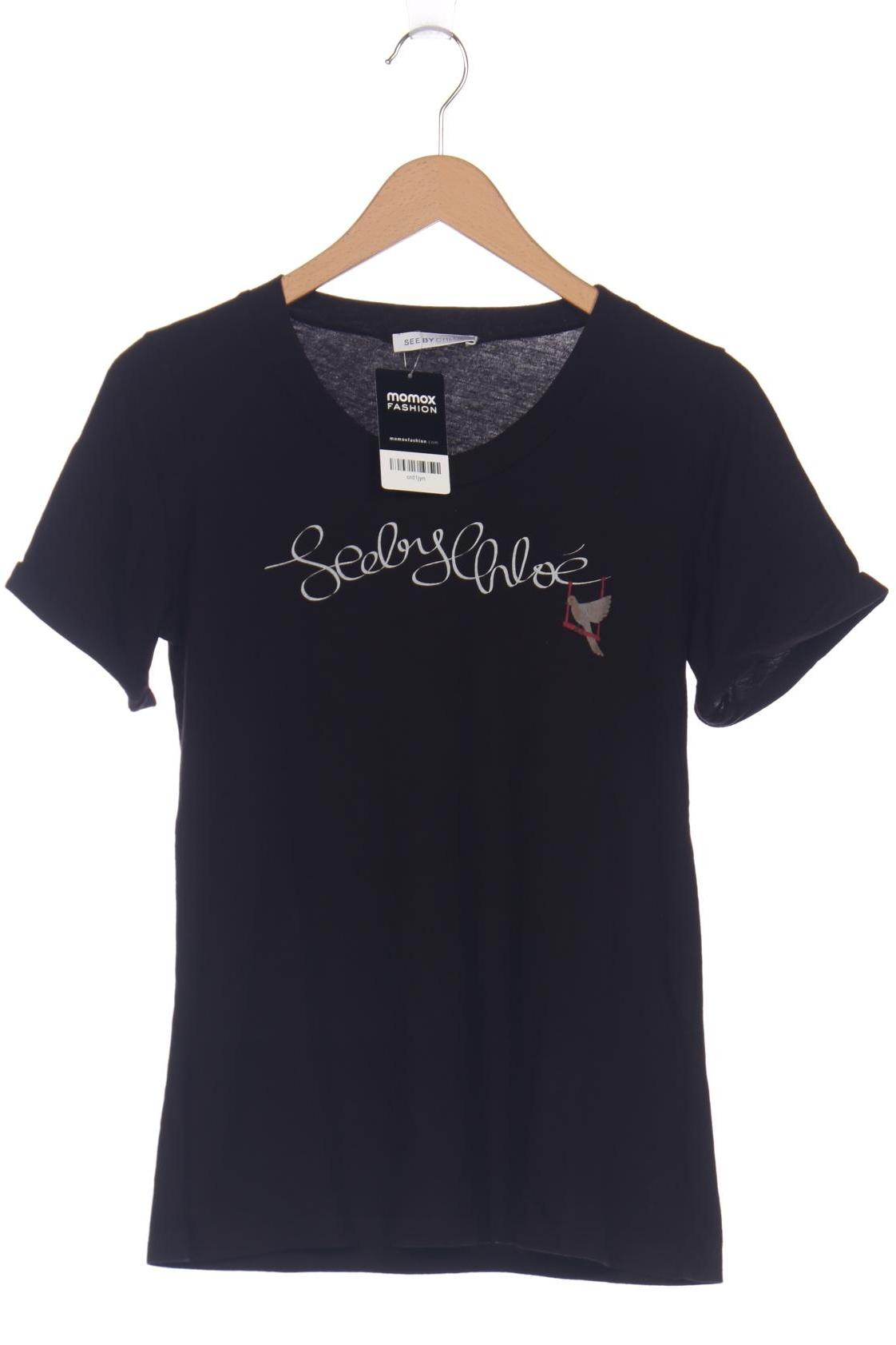 

See by Chloe Damen T-Shirt, schwarz, Gr. 38