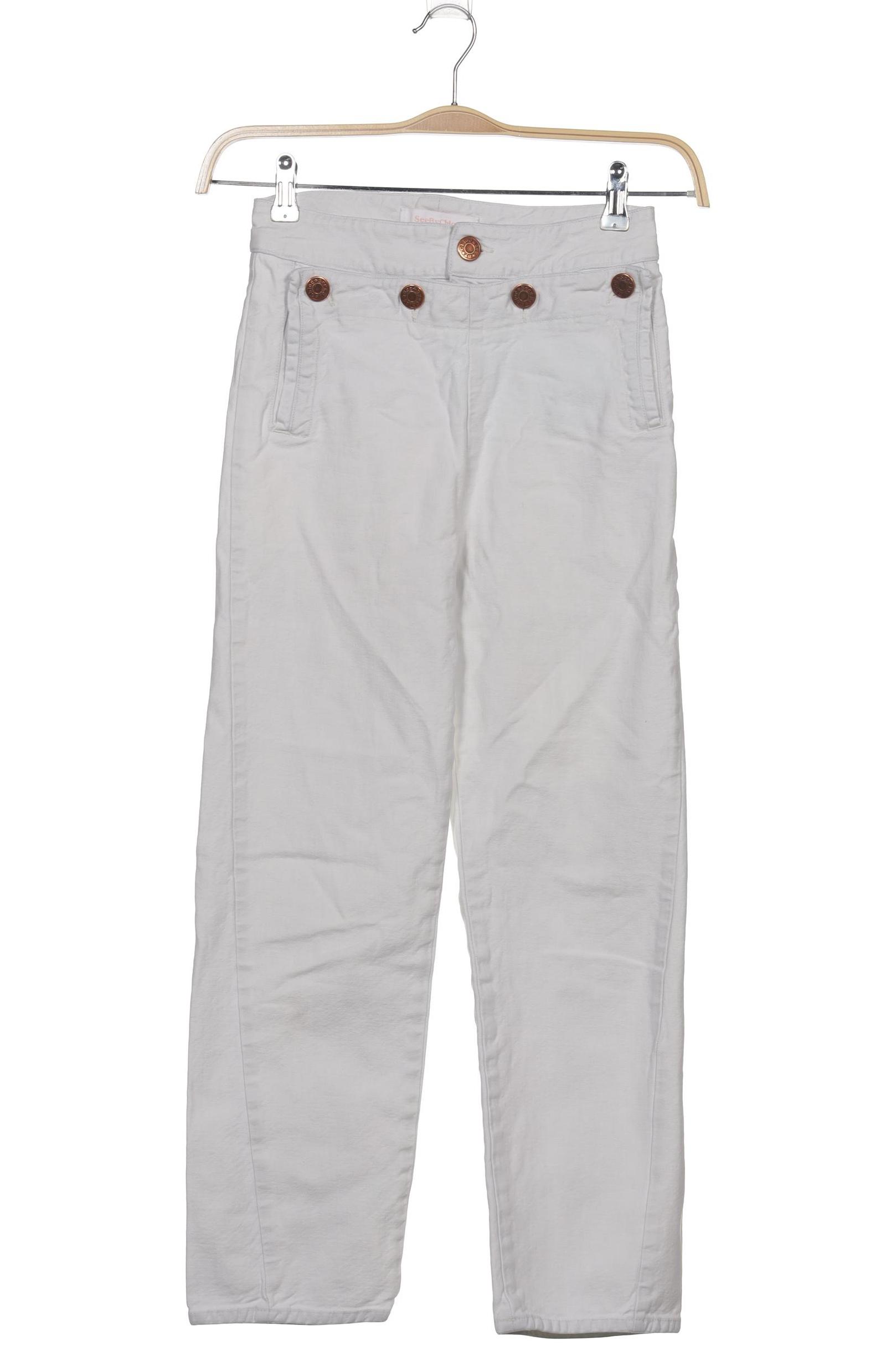 

See by Chloe Damen Jeans, weiß, Gr. 36