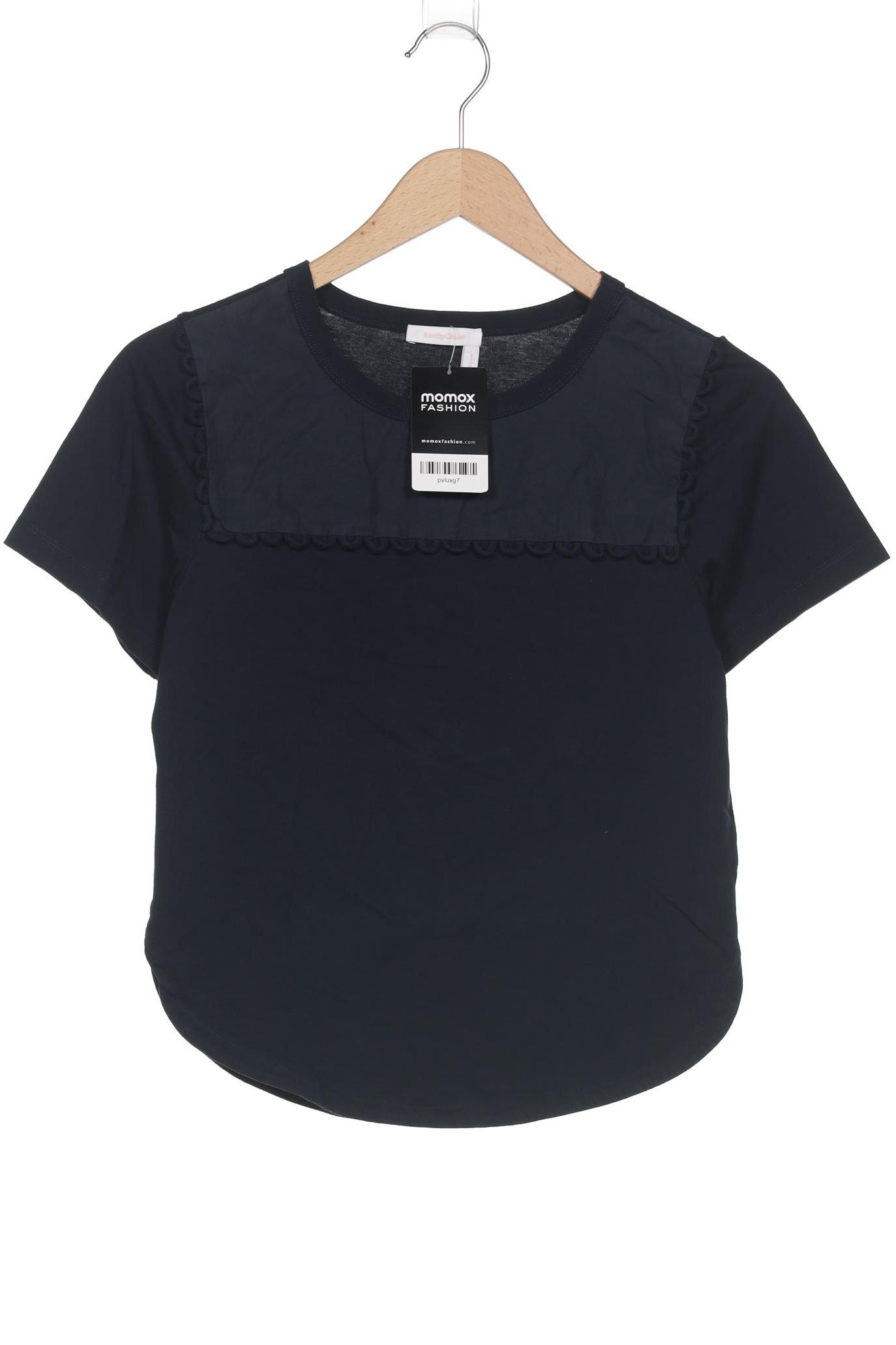 

See by Chloe Damen T-Shirt, marineblau, Gr. 34