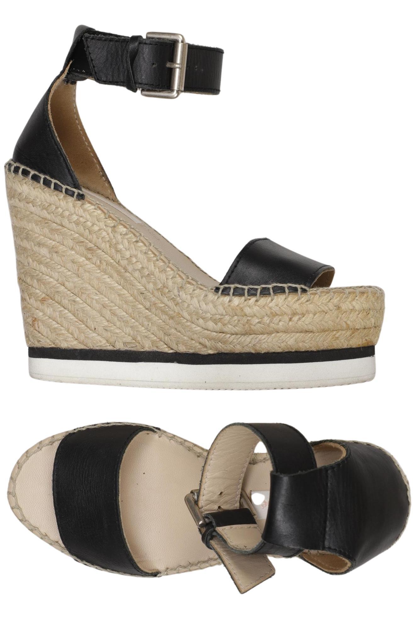 

See by Chloe Damen Sandale, schwarz, Gr. 35