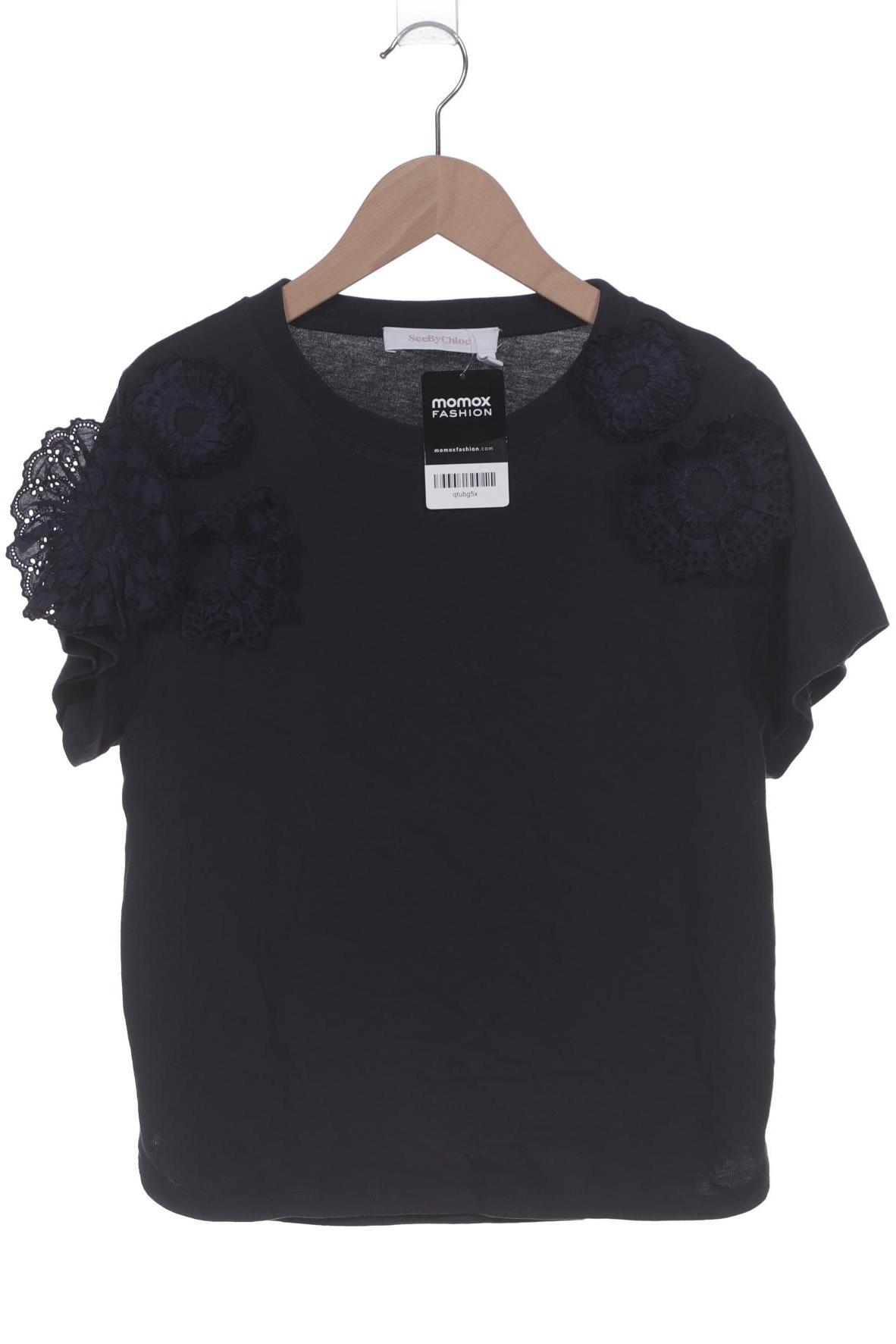 

See by Chloe Damen T-Shirt, marineblau, Gr. 38