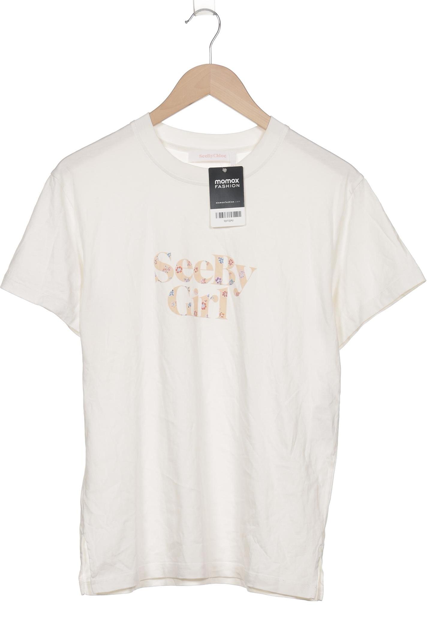 

See by Chloe Damen T-Shirt, cremeweiß, Gr. 42