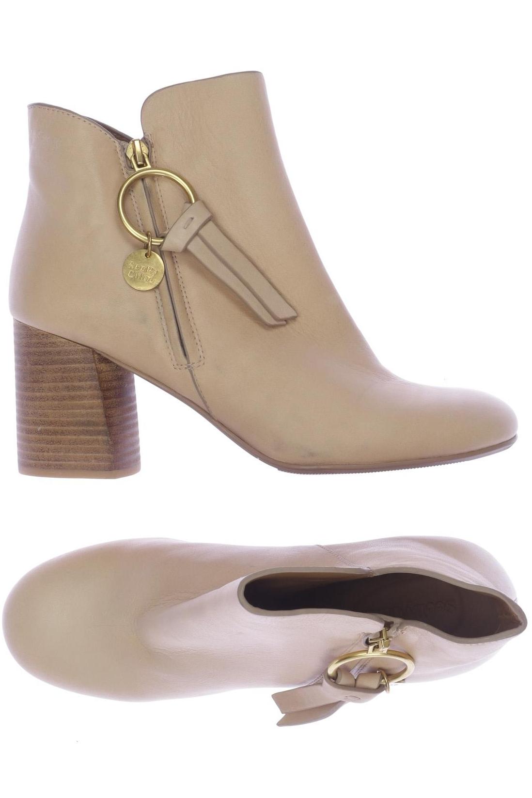 

See by Chloe Damen Stiefelette, beige, Gr. 39
