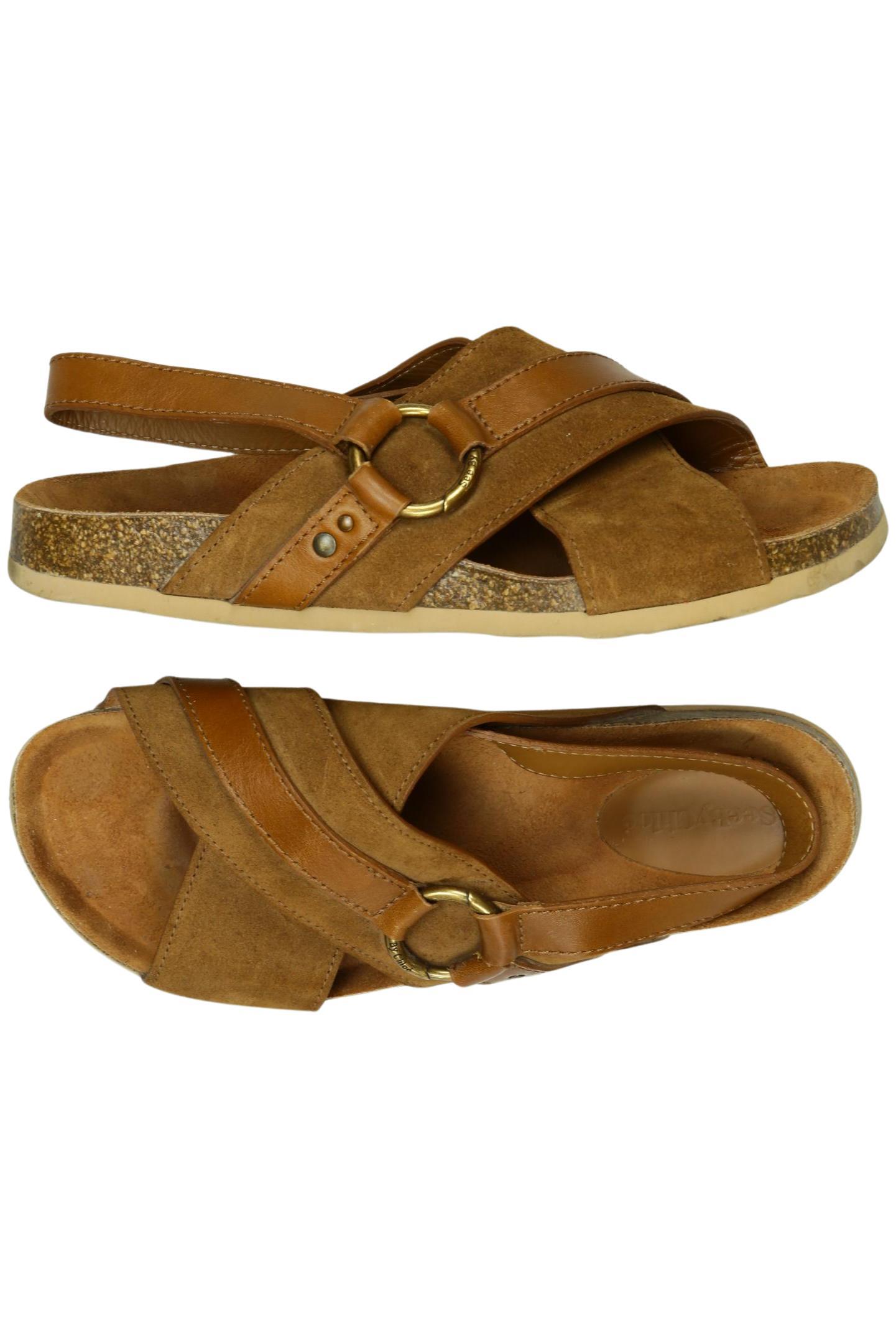 

See by Chloe Damen Sandale, braun, Gr. 40