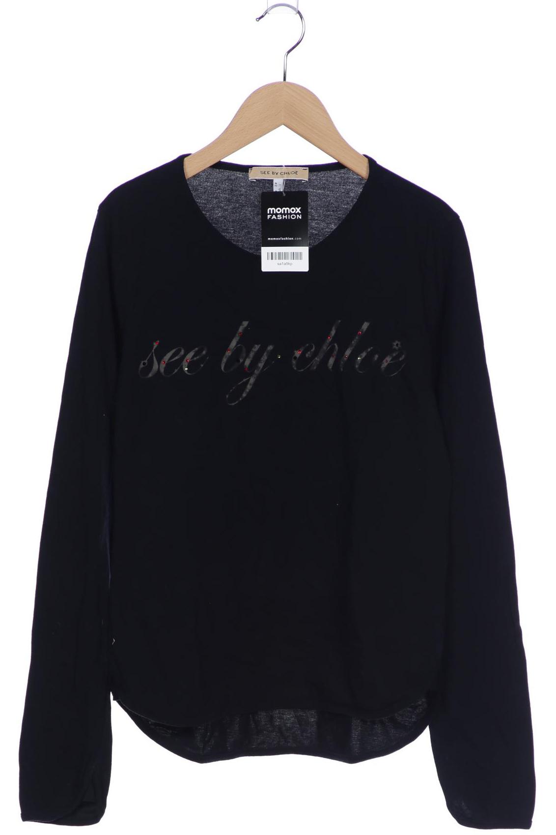

See by Chloe Damen Langarmshirt, schwarz, Gr. 38