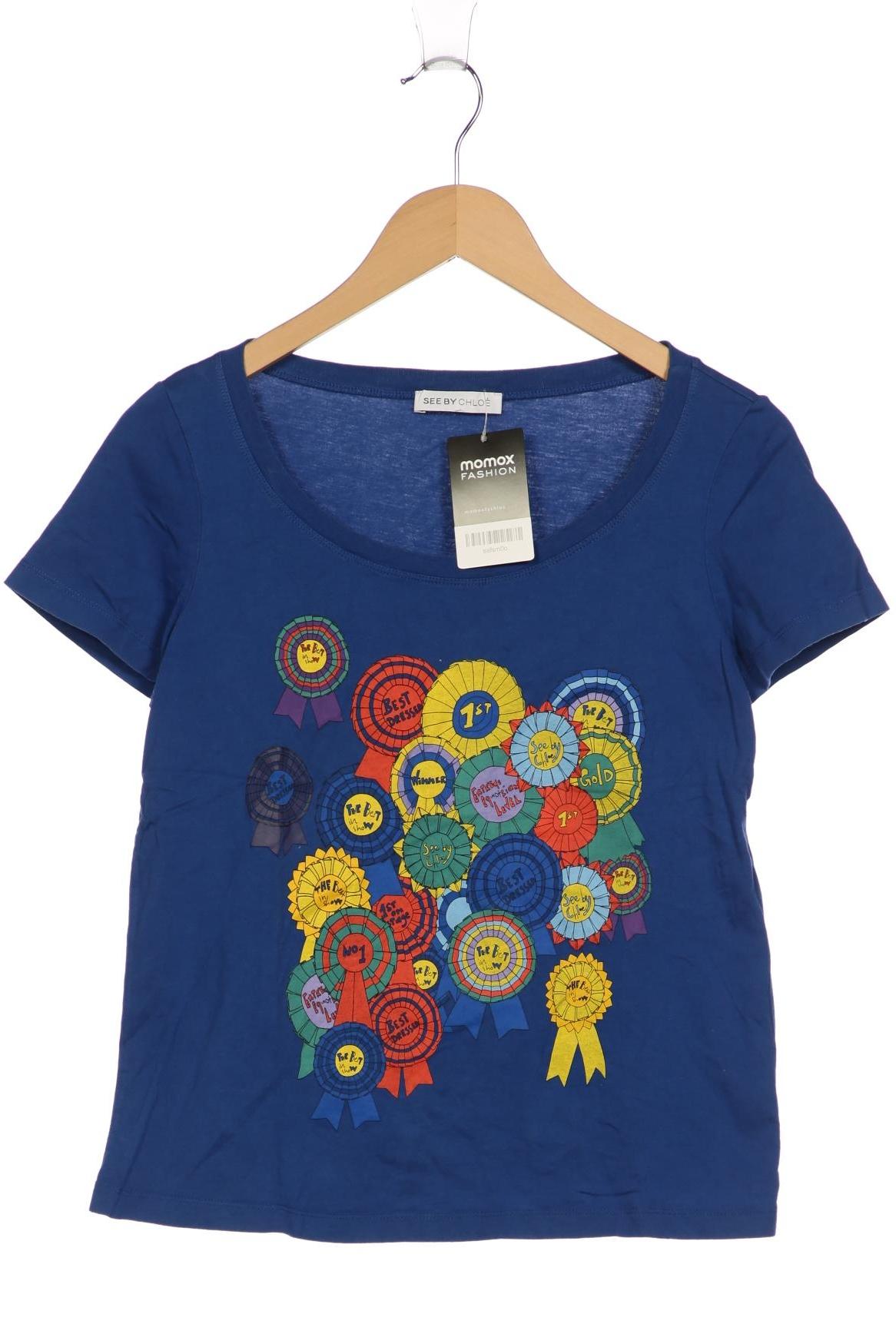 

See by Chloe Damen T-Shirt, blau, Gr. 38