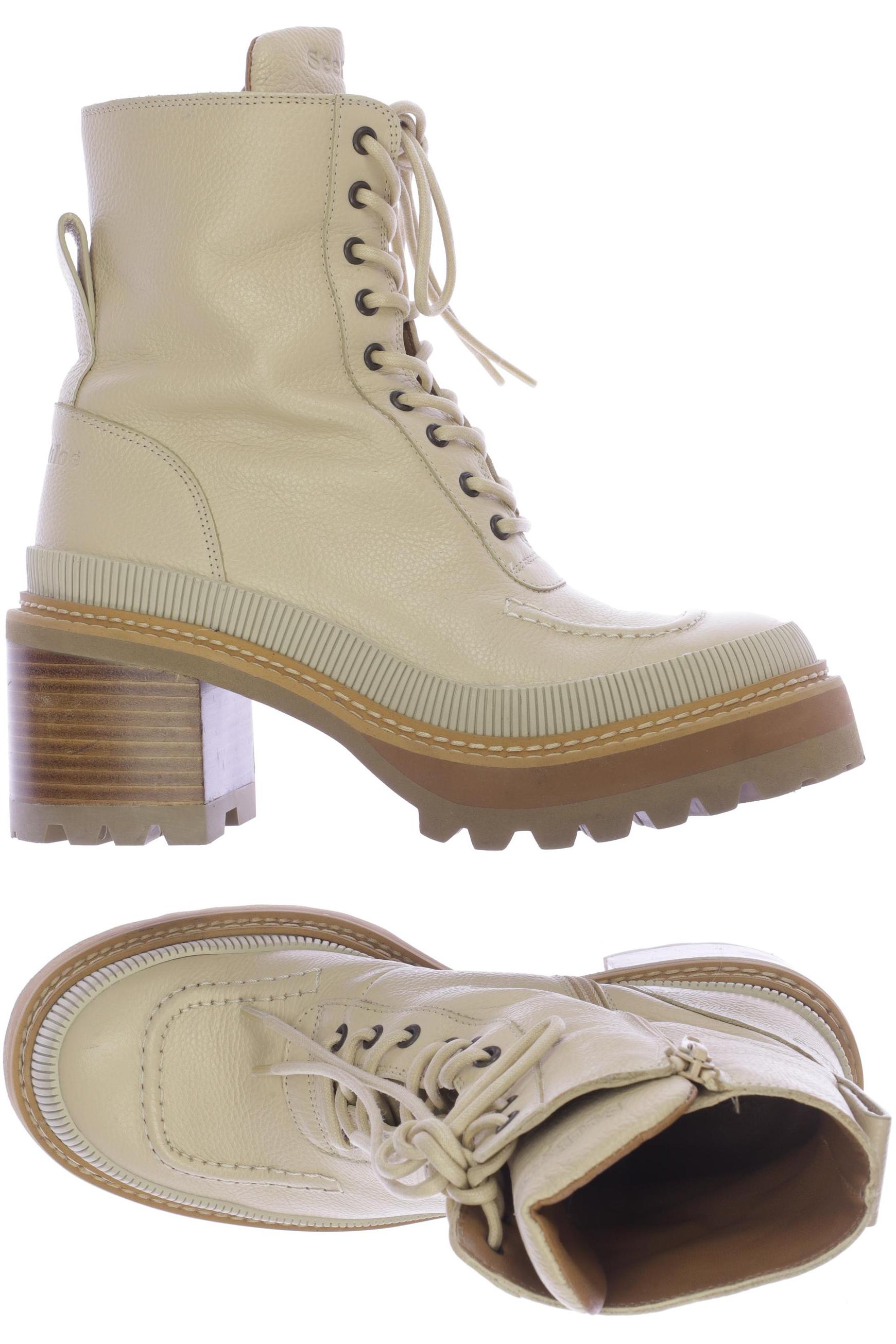 

See by Chloe Damen Stiefelette, beige, Gr. 39
