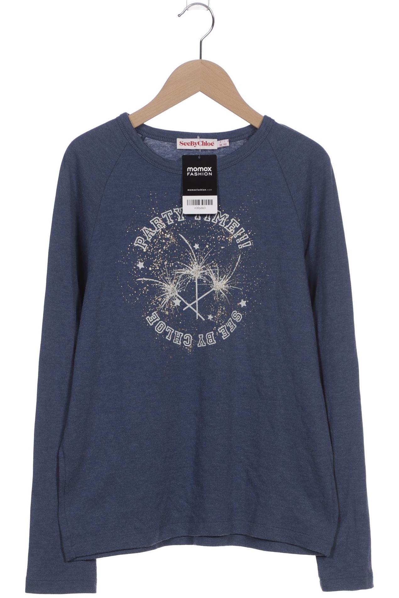 

See by Chloe Damen Langarmshirt, marineblau, Gr. 38