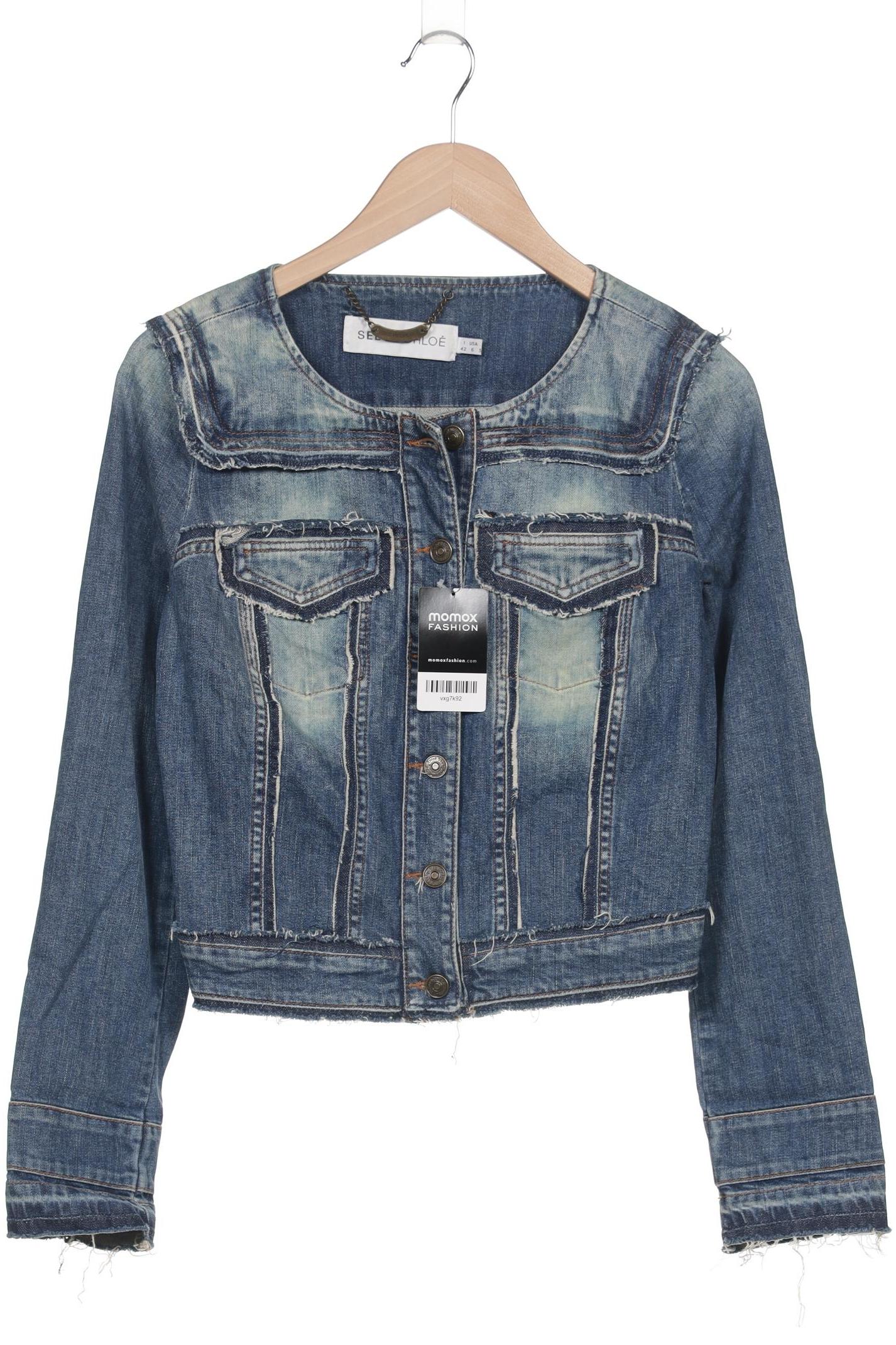 

See by Chloe Damen Jacke, marineblau, Gr. 38