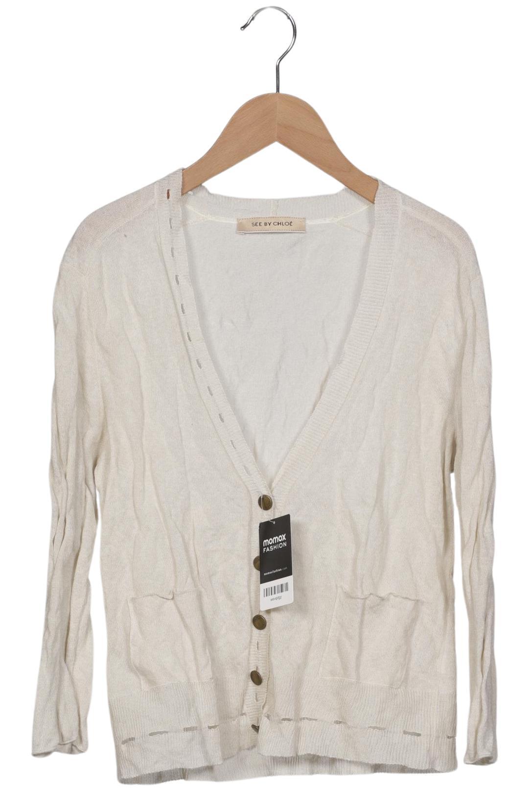 

See by Chloe Damen Strickjacke, cremeweiß, Gr. 40