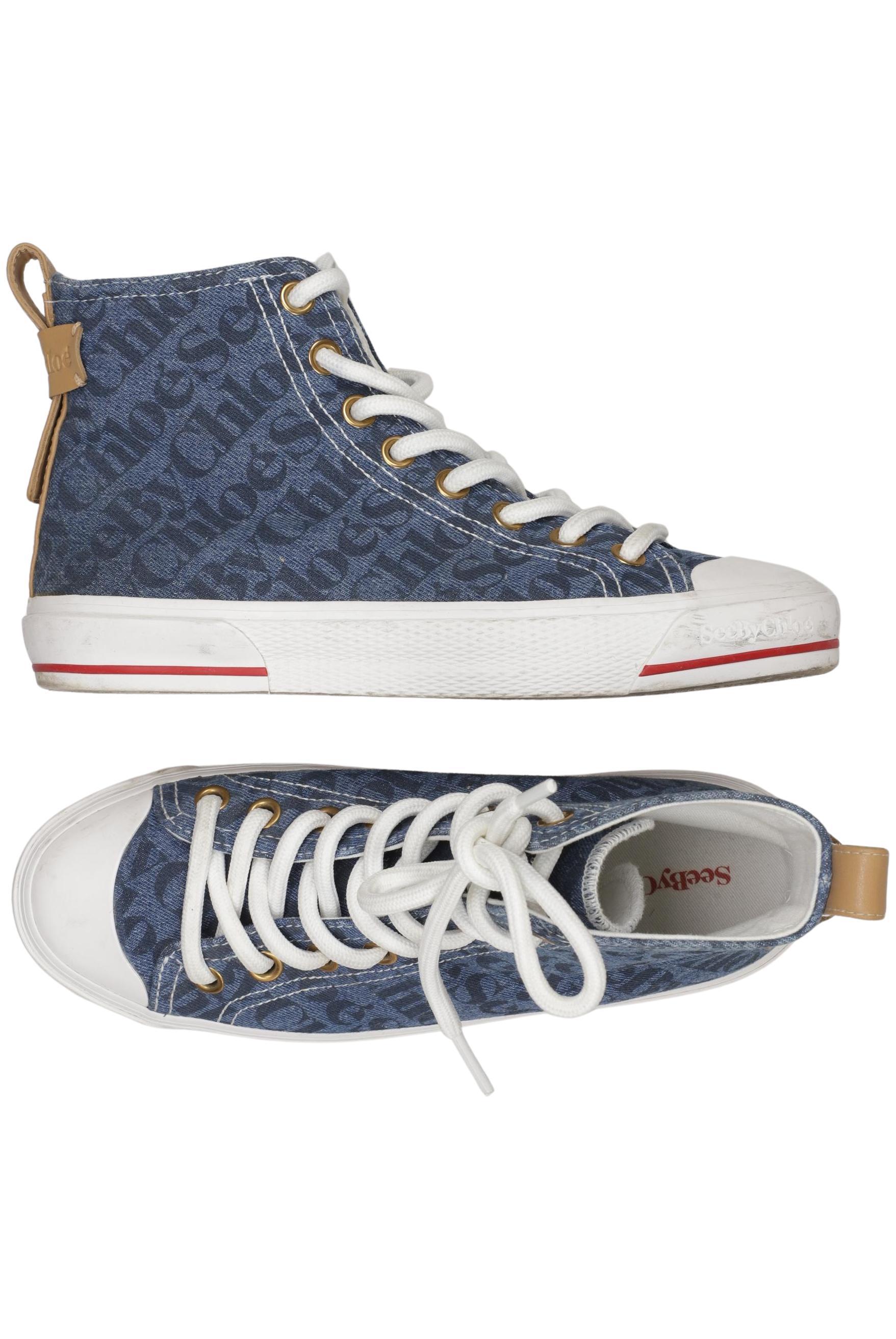 

See by Chloe Damen Stiefelette, blau, Gr. 37