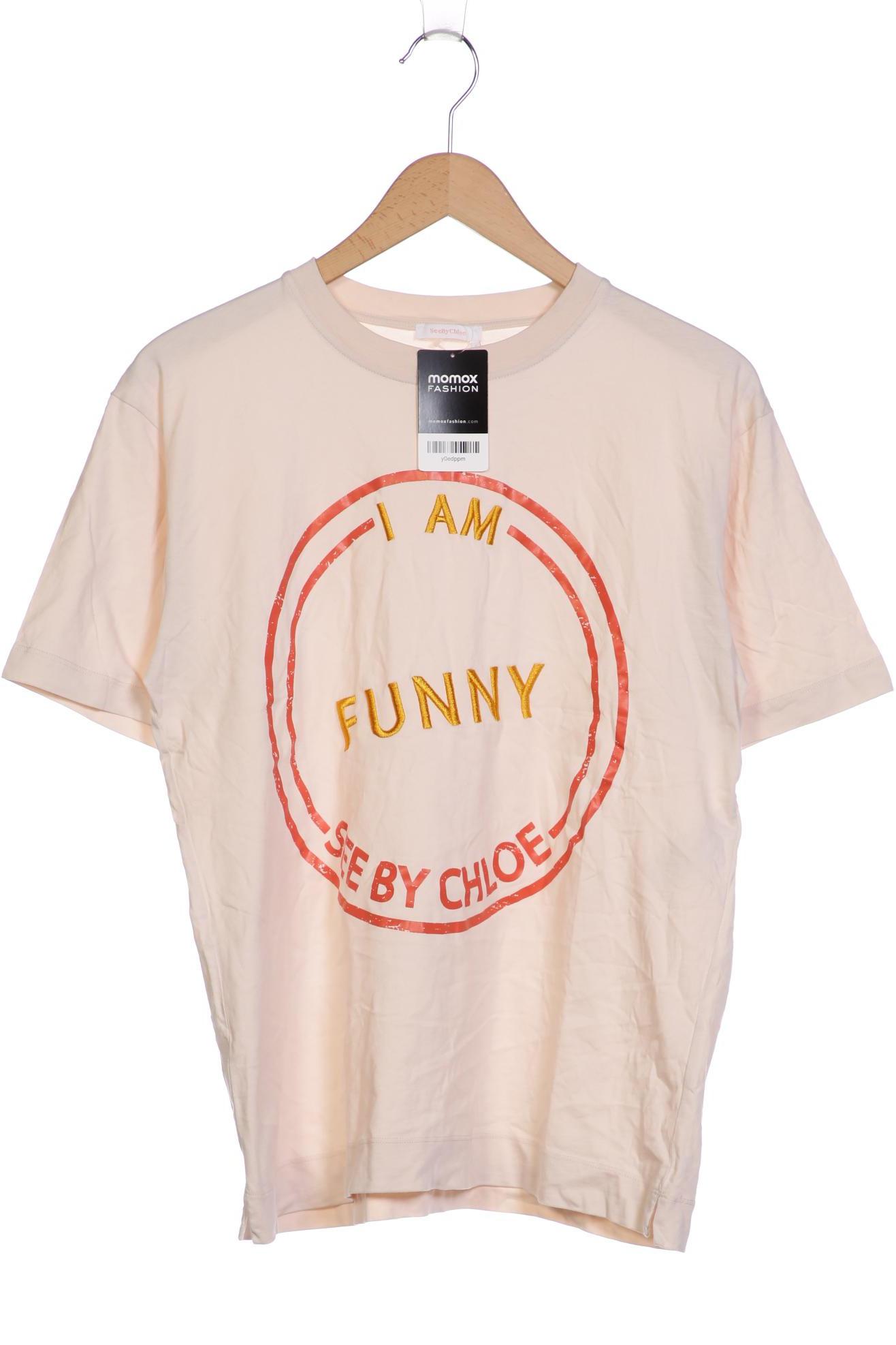 

See by Chloe Damen T-Shirt, cremeweiß, Gr. 42