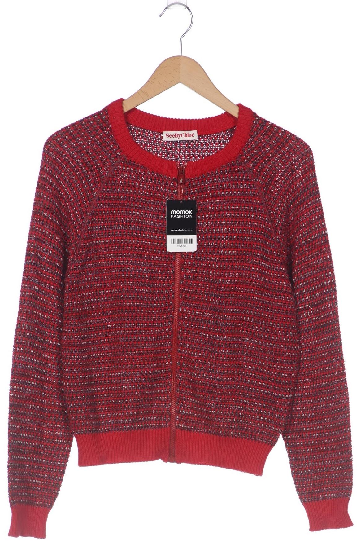 

See by Chloe Damen Strickjacke, rot, Gr. 40