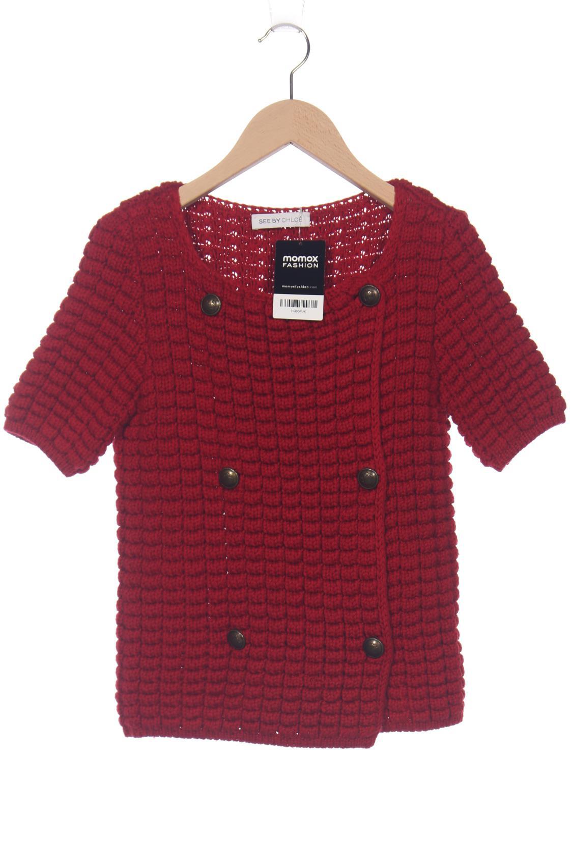 

See by Chloe Damen Strickjacke, rot, Gr. 36