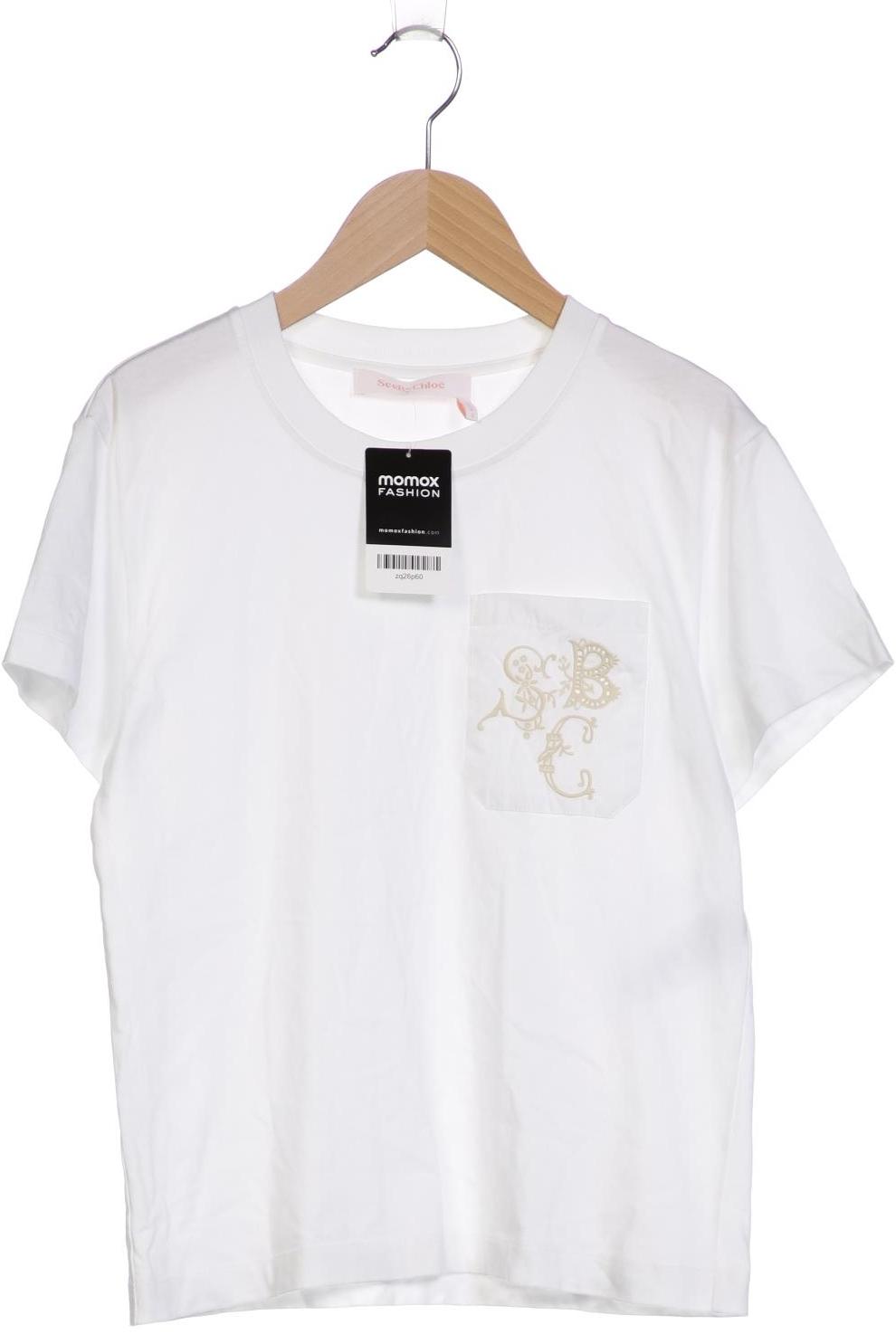 

See by Chloe Damen T-Shirt, weiß, Gr. 36