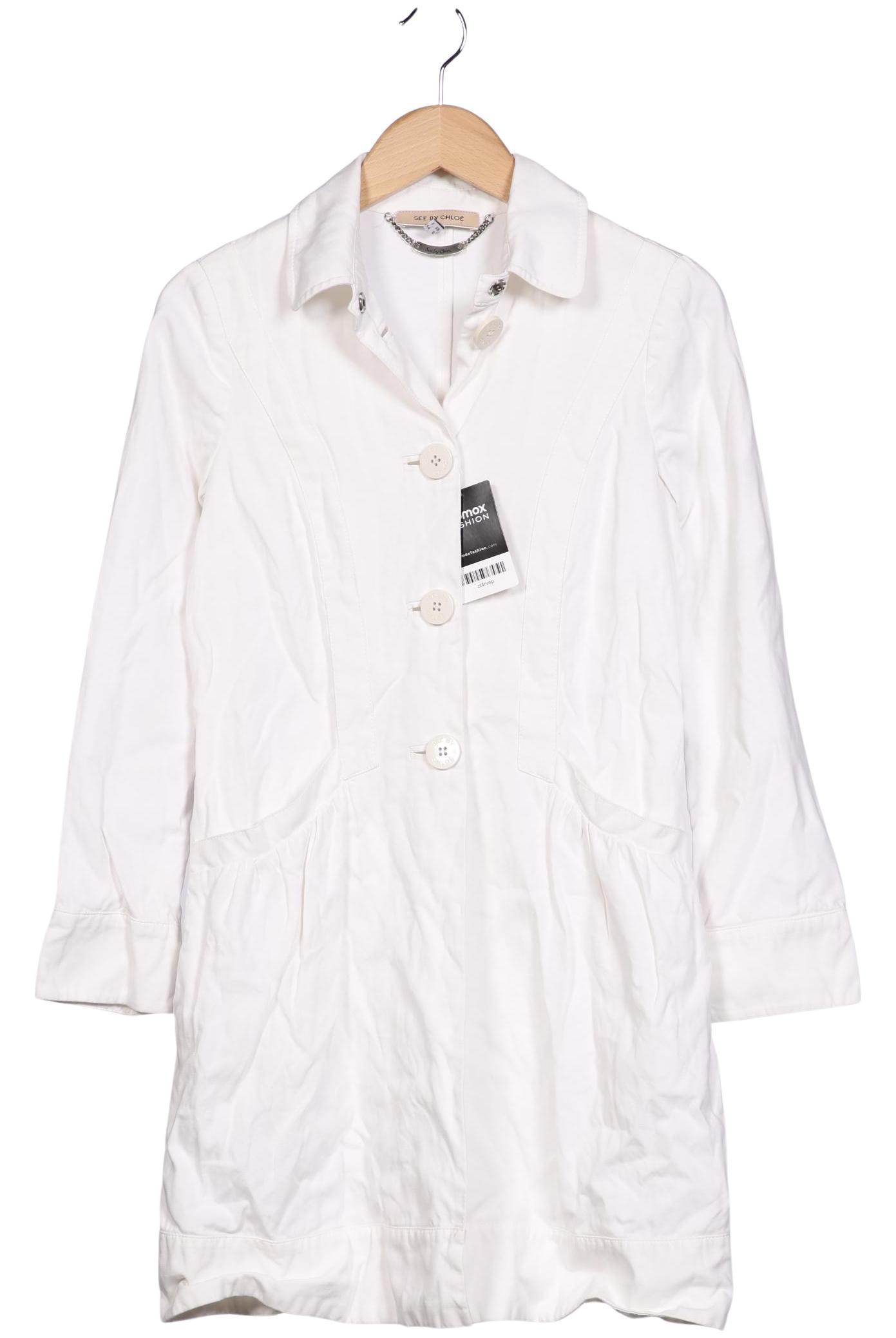

See by Chloe Damen Mantel, weiß, Gr. 34