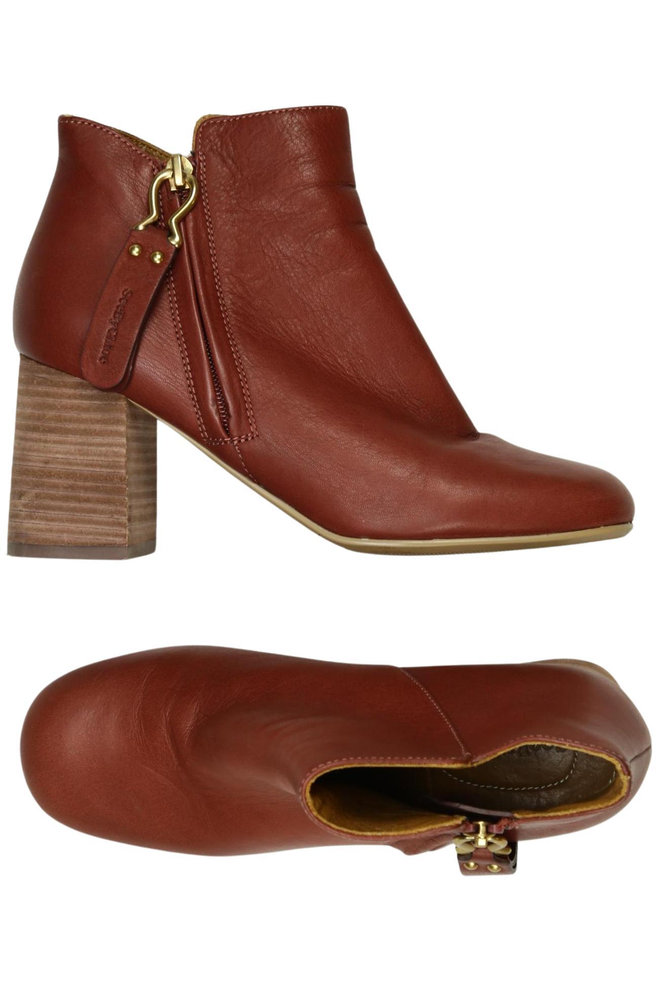 

See by Chloe Damen Stiefelette, rot, Gr. 37