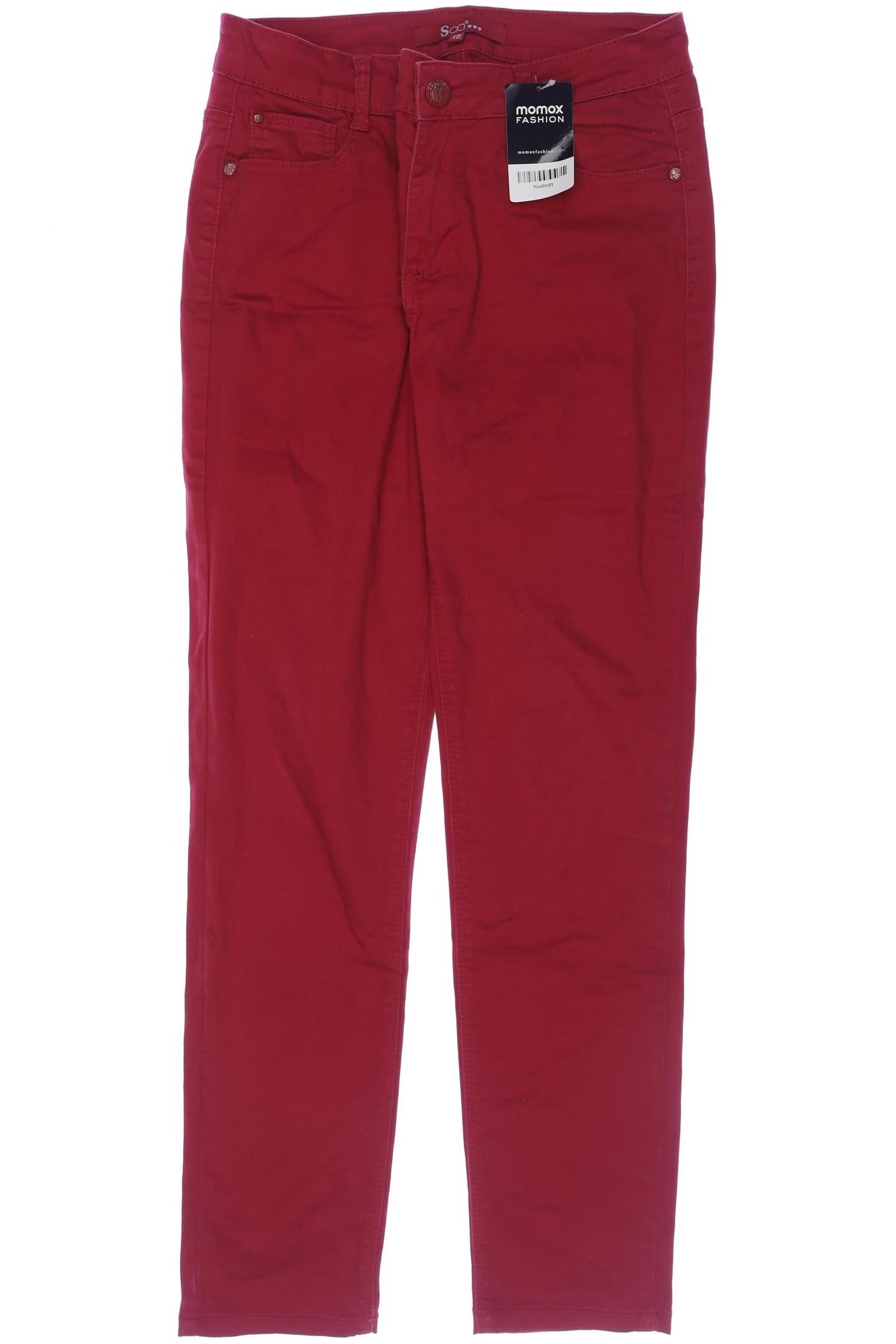 

See U Soon Damen Jeans, rot, Gr. 0