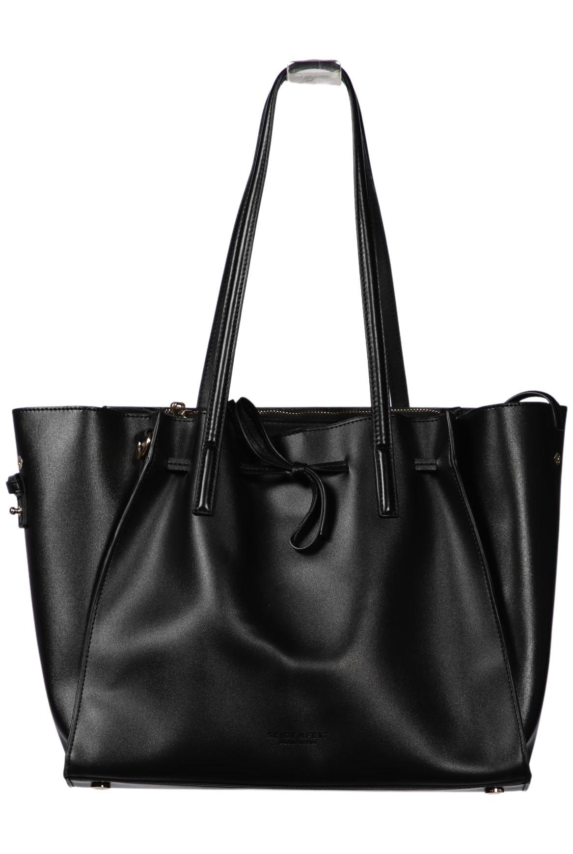 

Seidenfelt Damen Handtasche, schwarz, Gr.