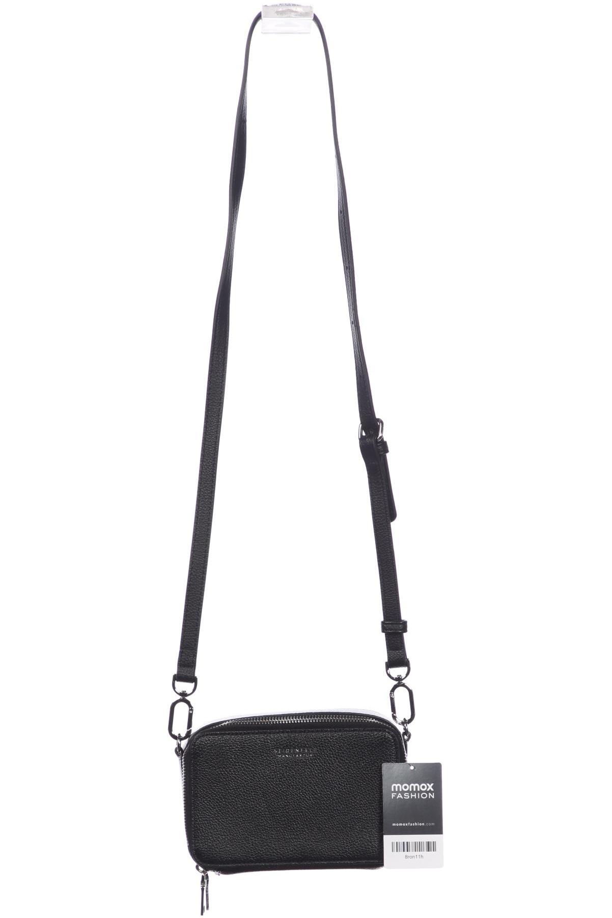 

Seidenfelt Damen Handtasche, schwarz, Gr.