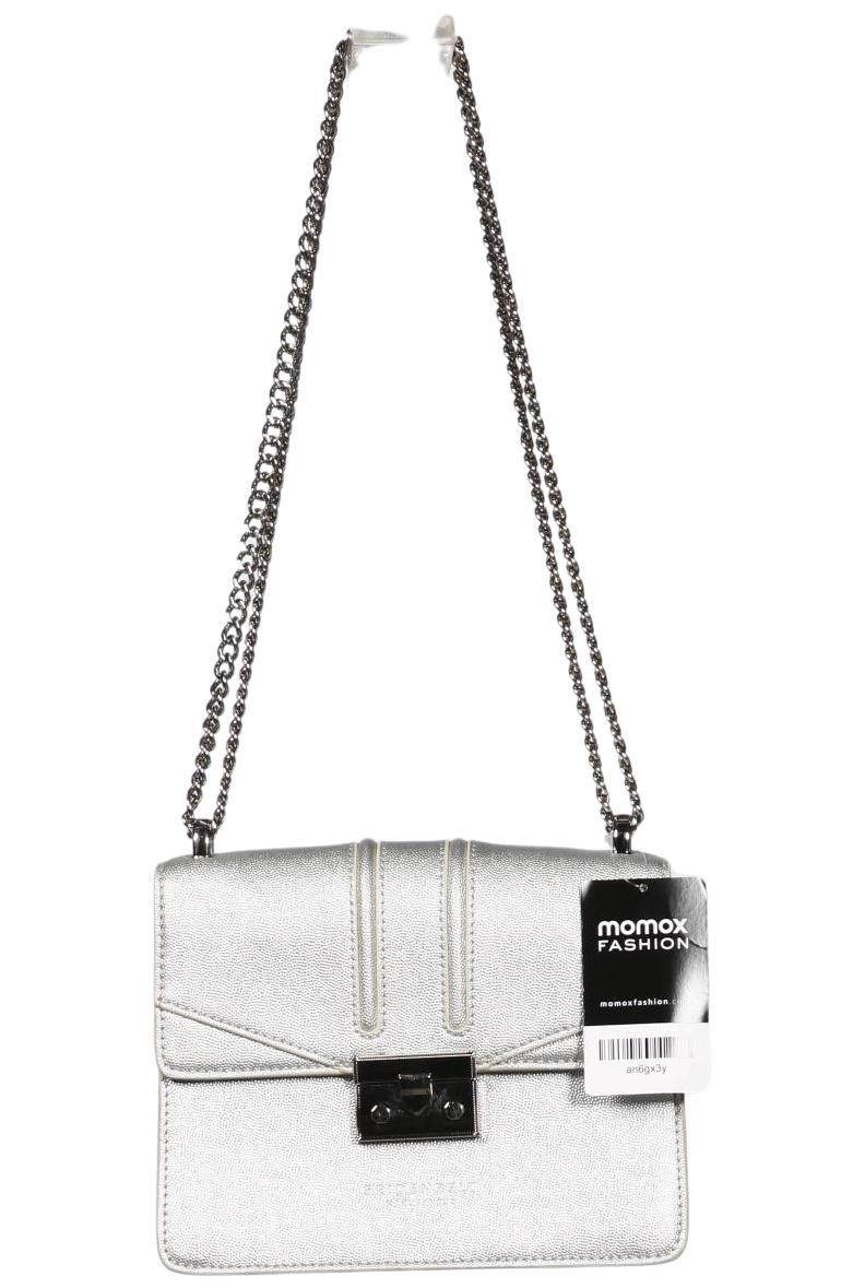 

Seidenfelt Damen Handtasche, silber, Gr.