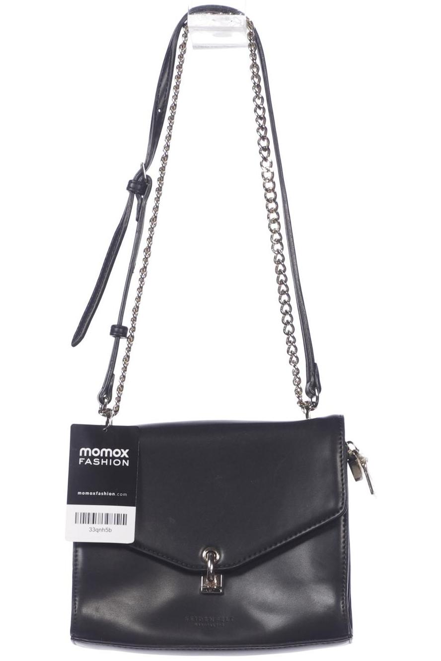

Seidenfelt Damen Handtasche, schwarz, Gr.