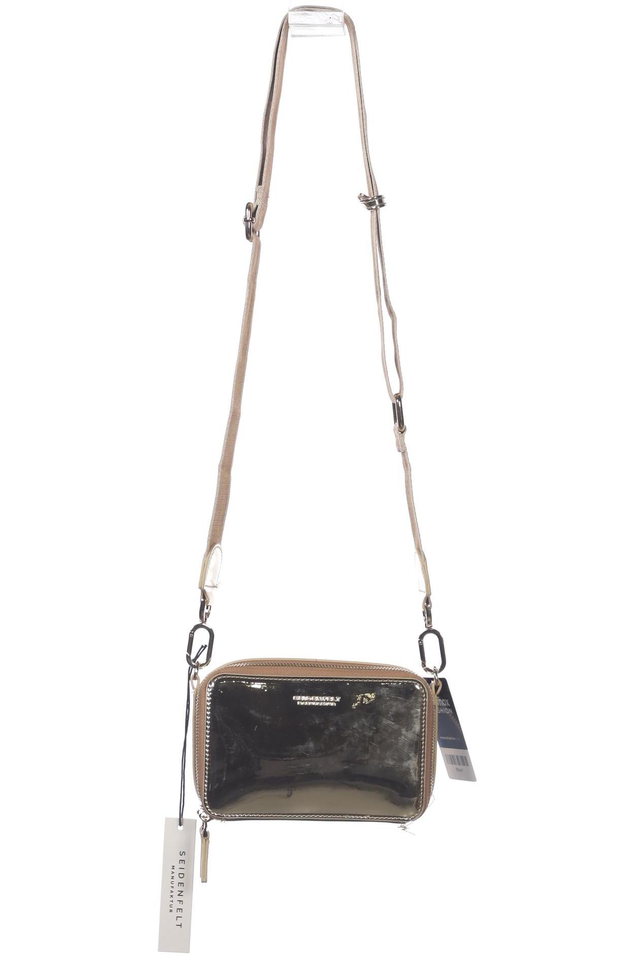 

Seidenfelt Damen Handtasche, gold, Gr.