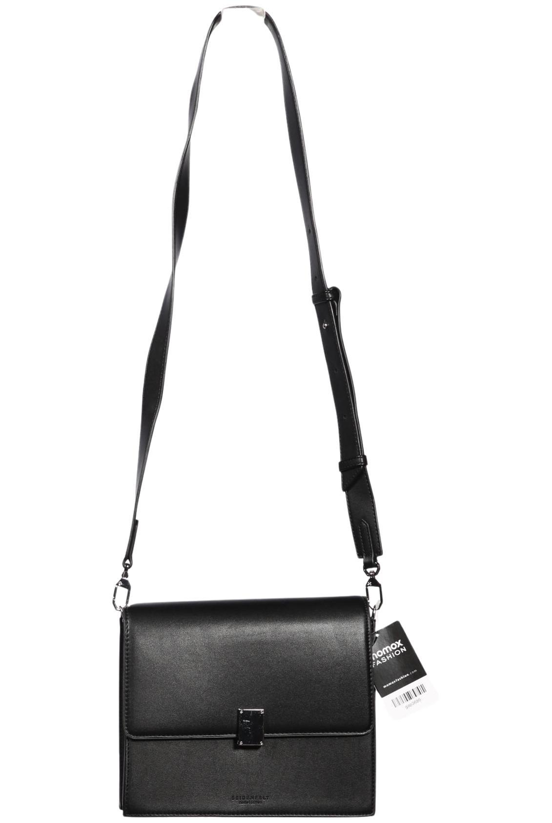 

Seidenfelt Damen Handtasche, schwarz, Gr.