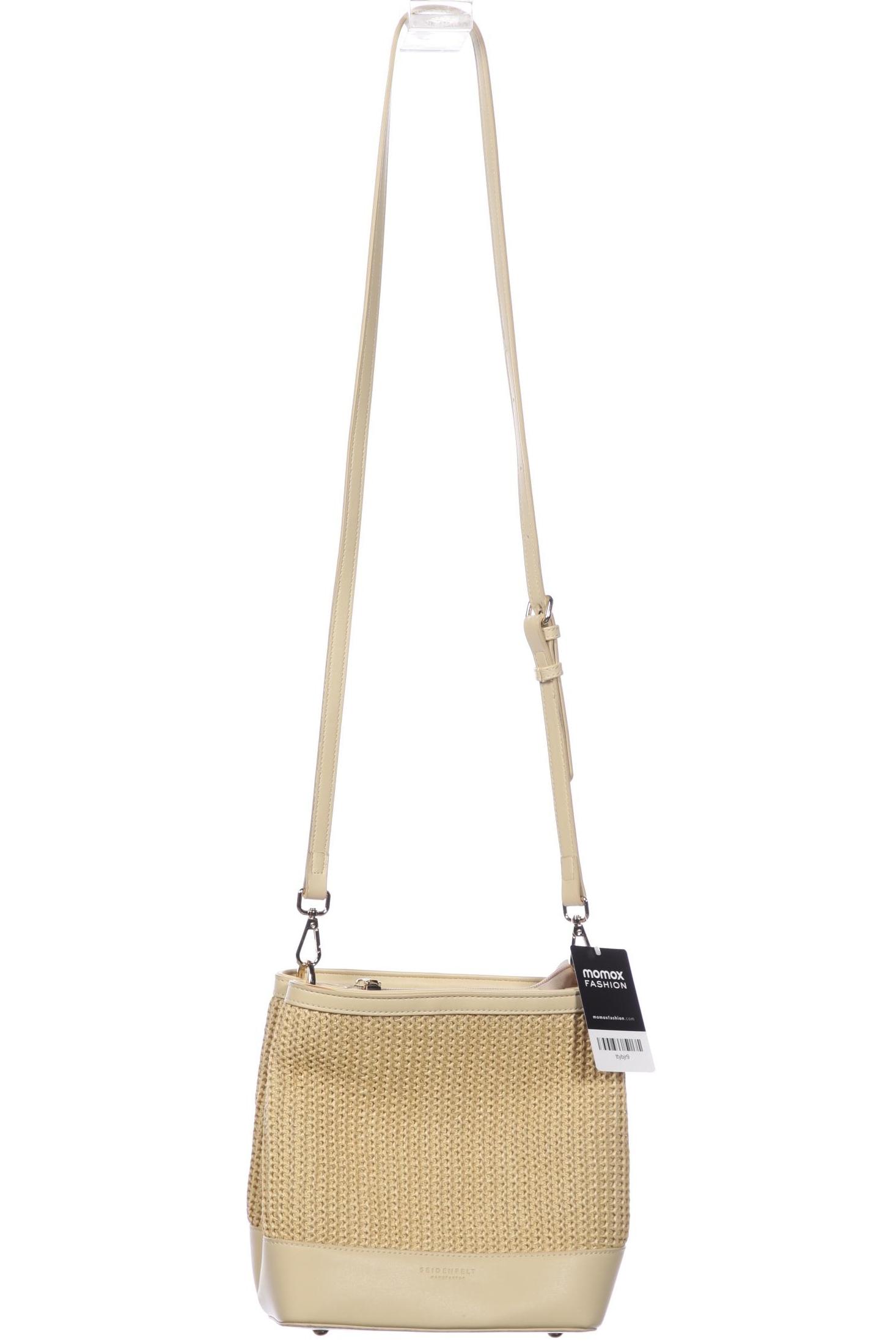 

Seidenfelt Damen Handtasche, cremeweiß, Gr.