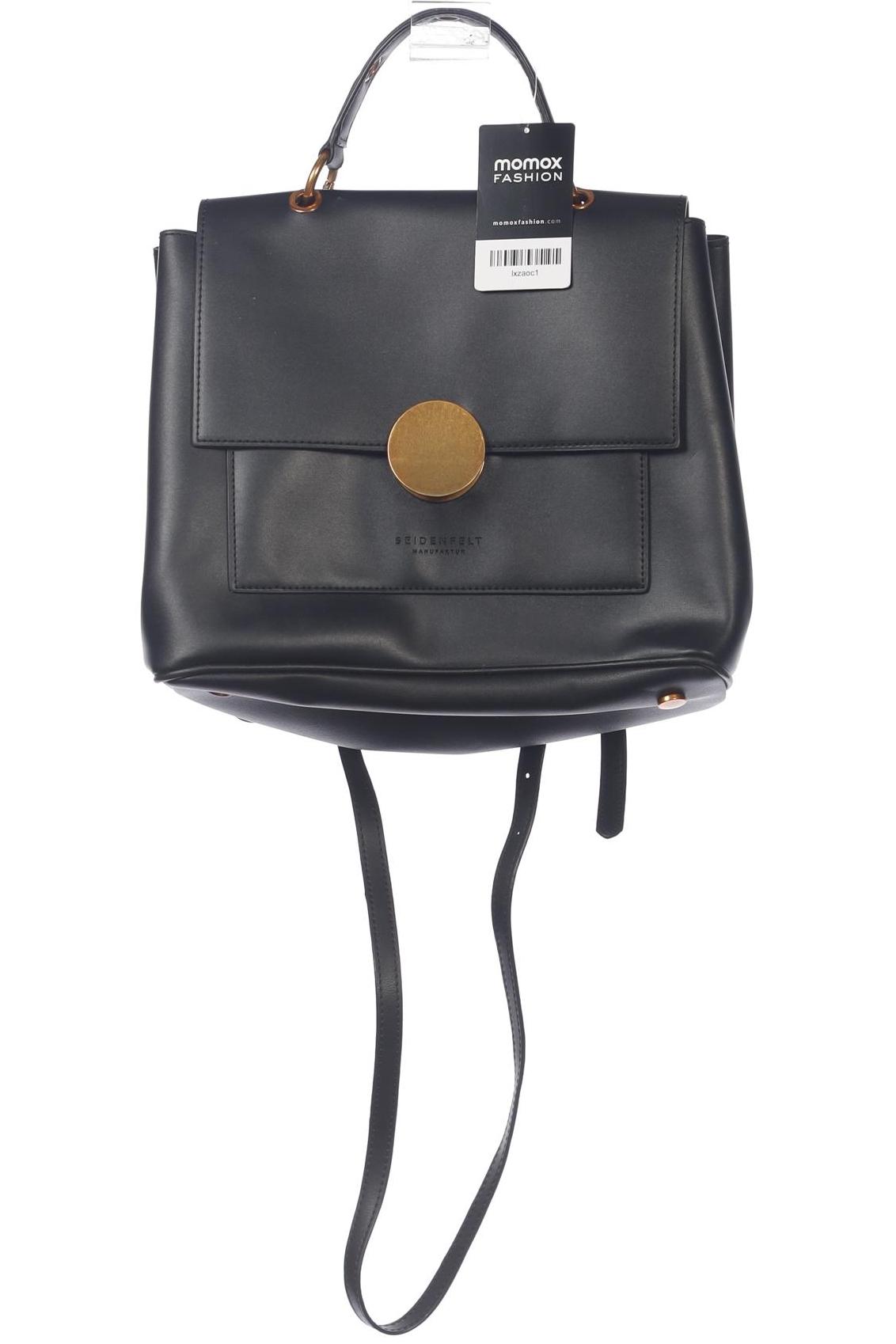 

Seidenfelt Damen Handtasche, schwarz, Gr.