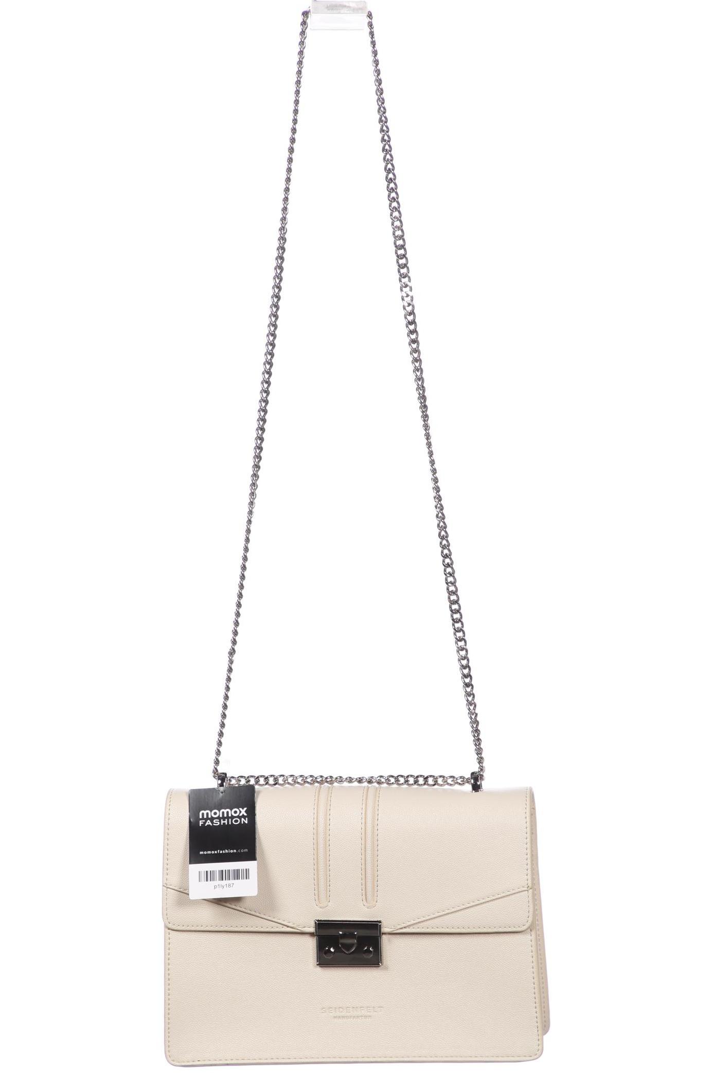 

Seidenfelt Damen Handtasche, cremeweiß, Gr.