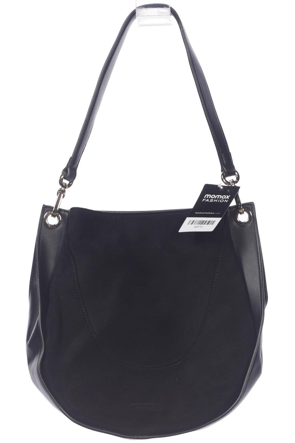 

Seidenfelt Damen Handtasche, schwarz, Gr.